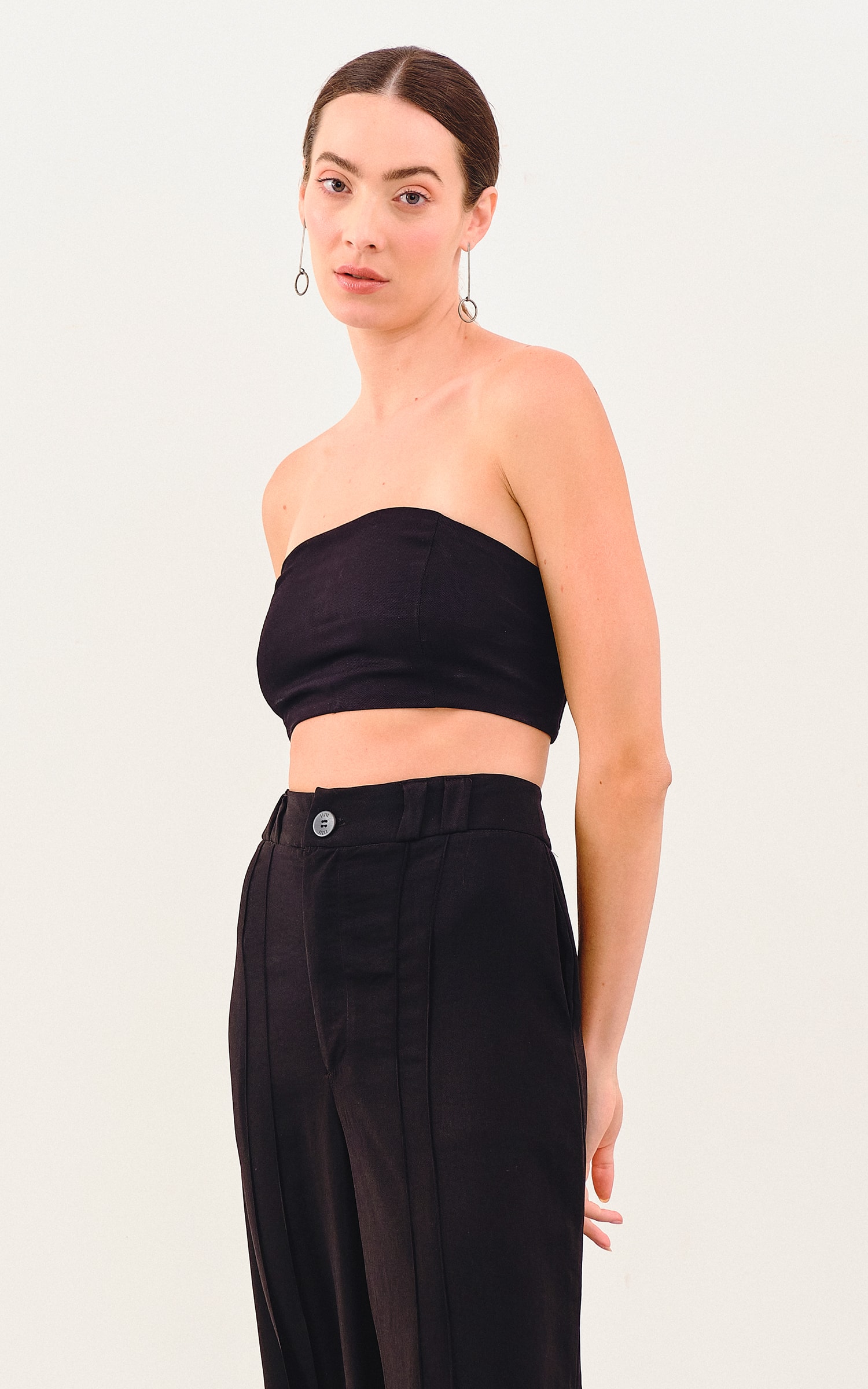 Top Faixa Clean Preto