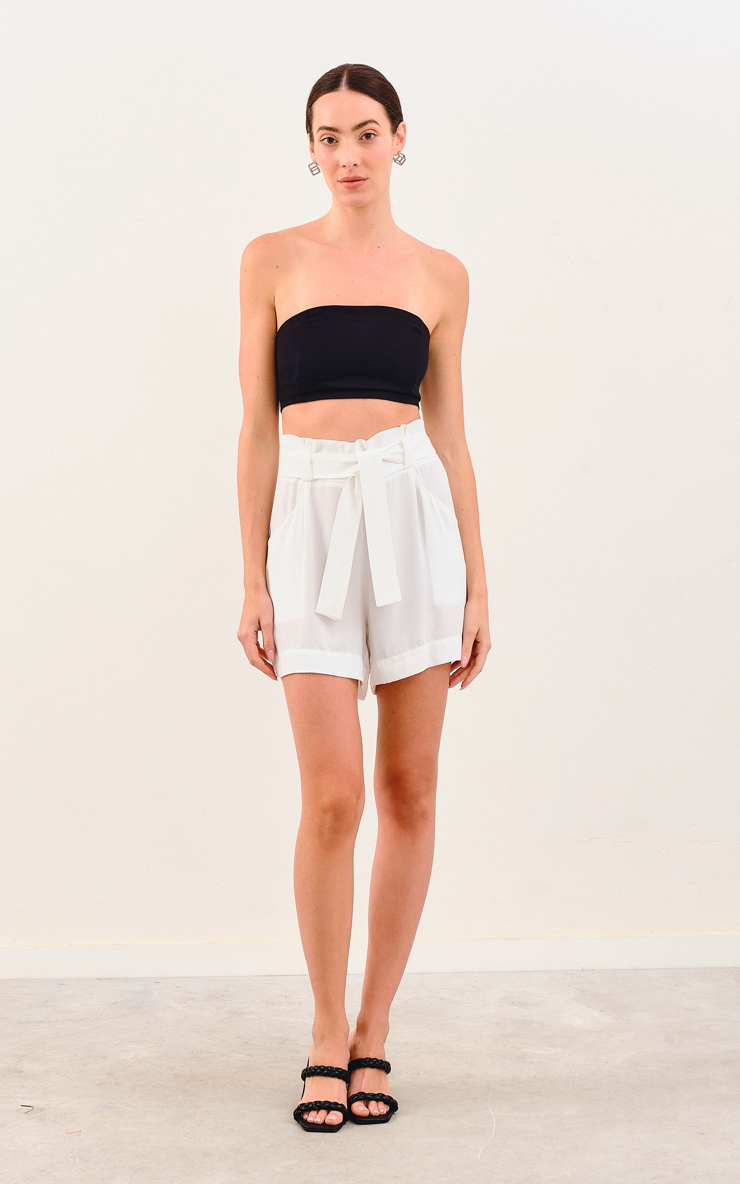 Top Faixa Clean Preto