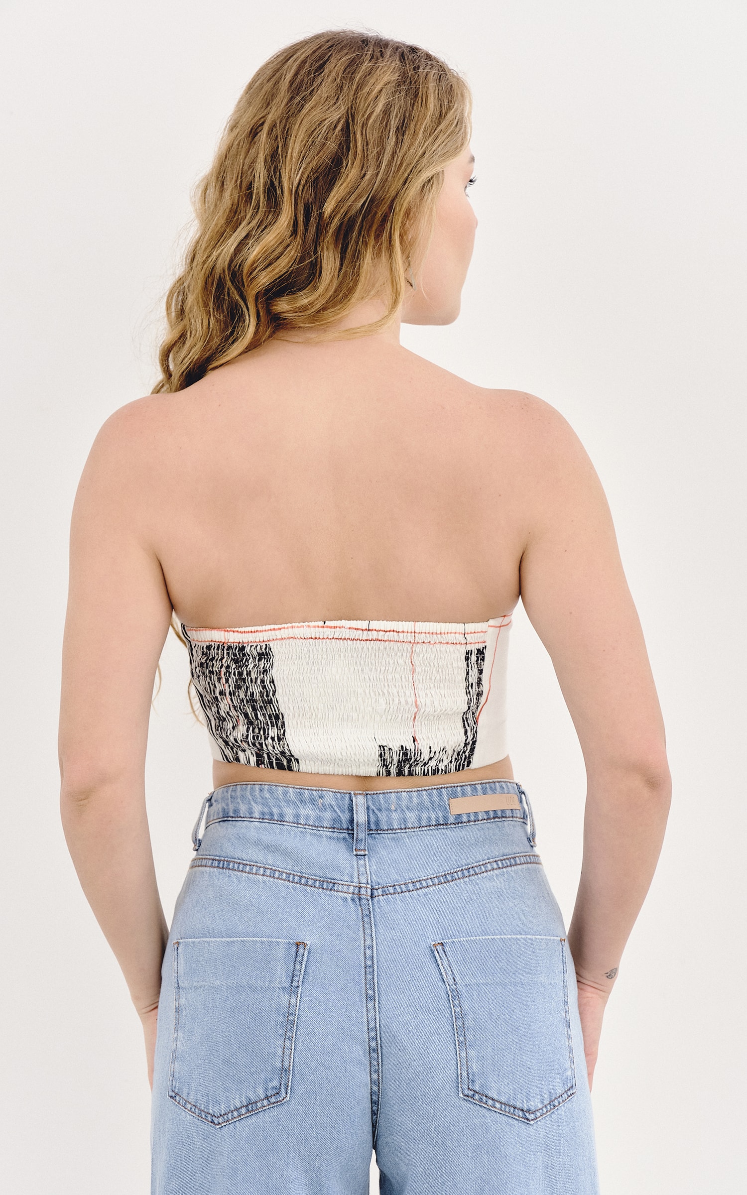 Top Faixa Contemporany Off White