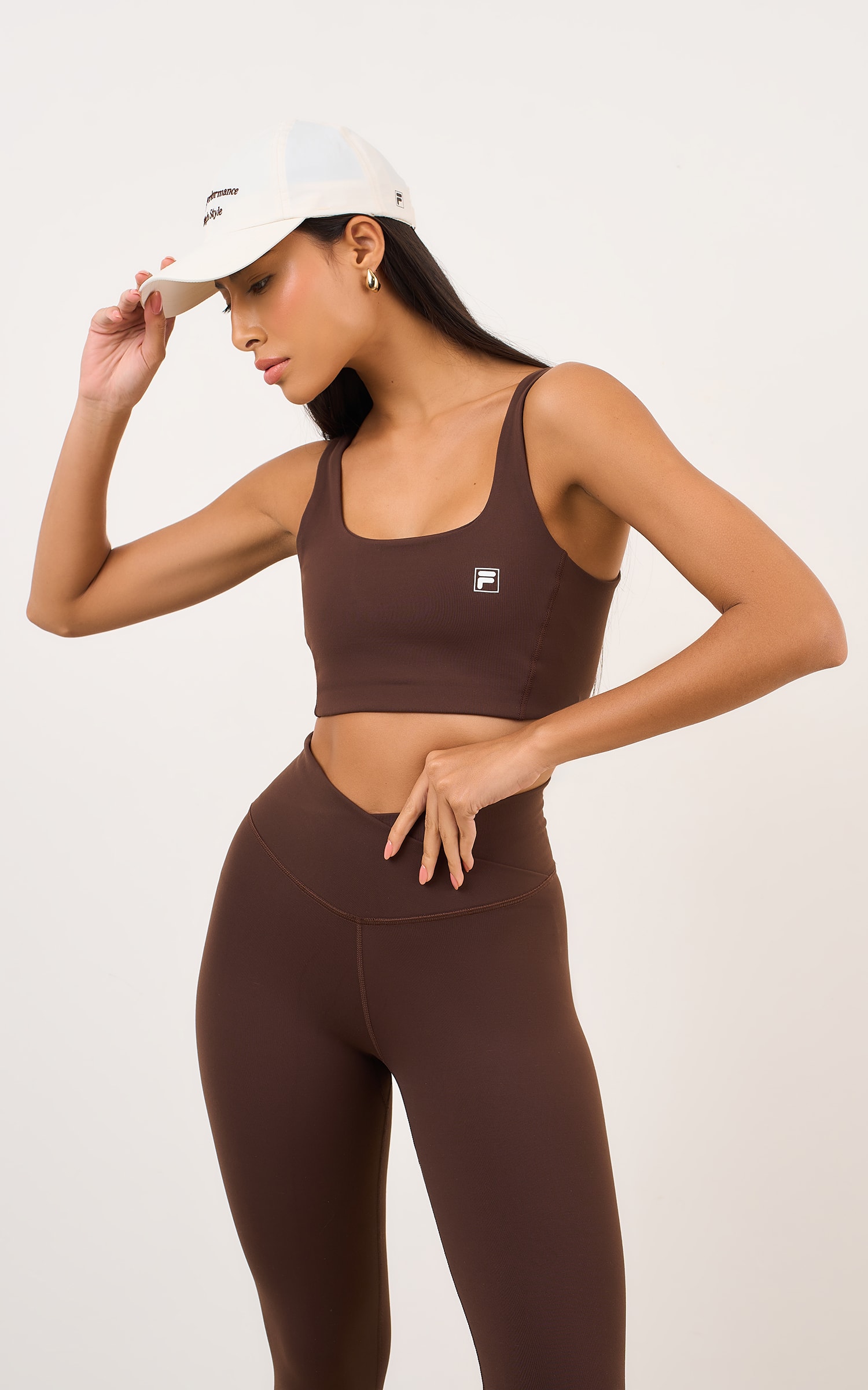 Top Fila Gym Marrom