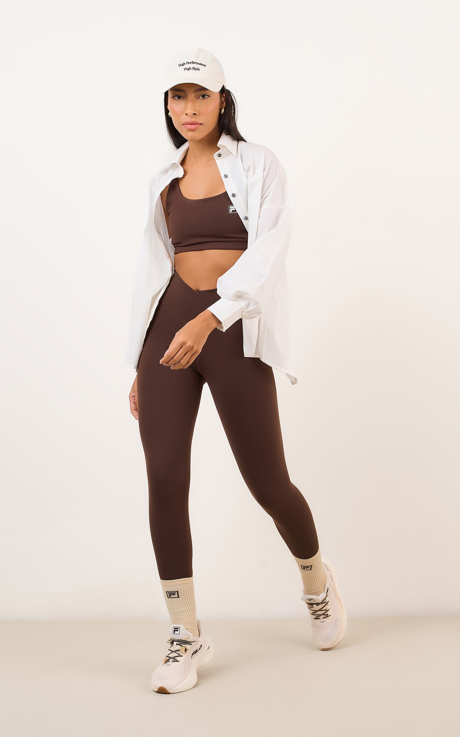 Top Fila Gym Marrom
