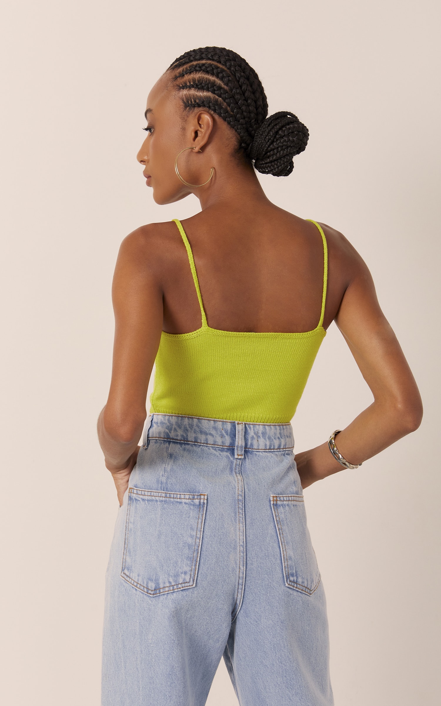 Top Tricot Alcinha Colors Lima