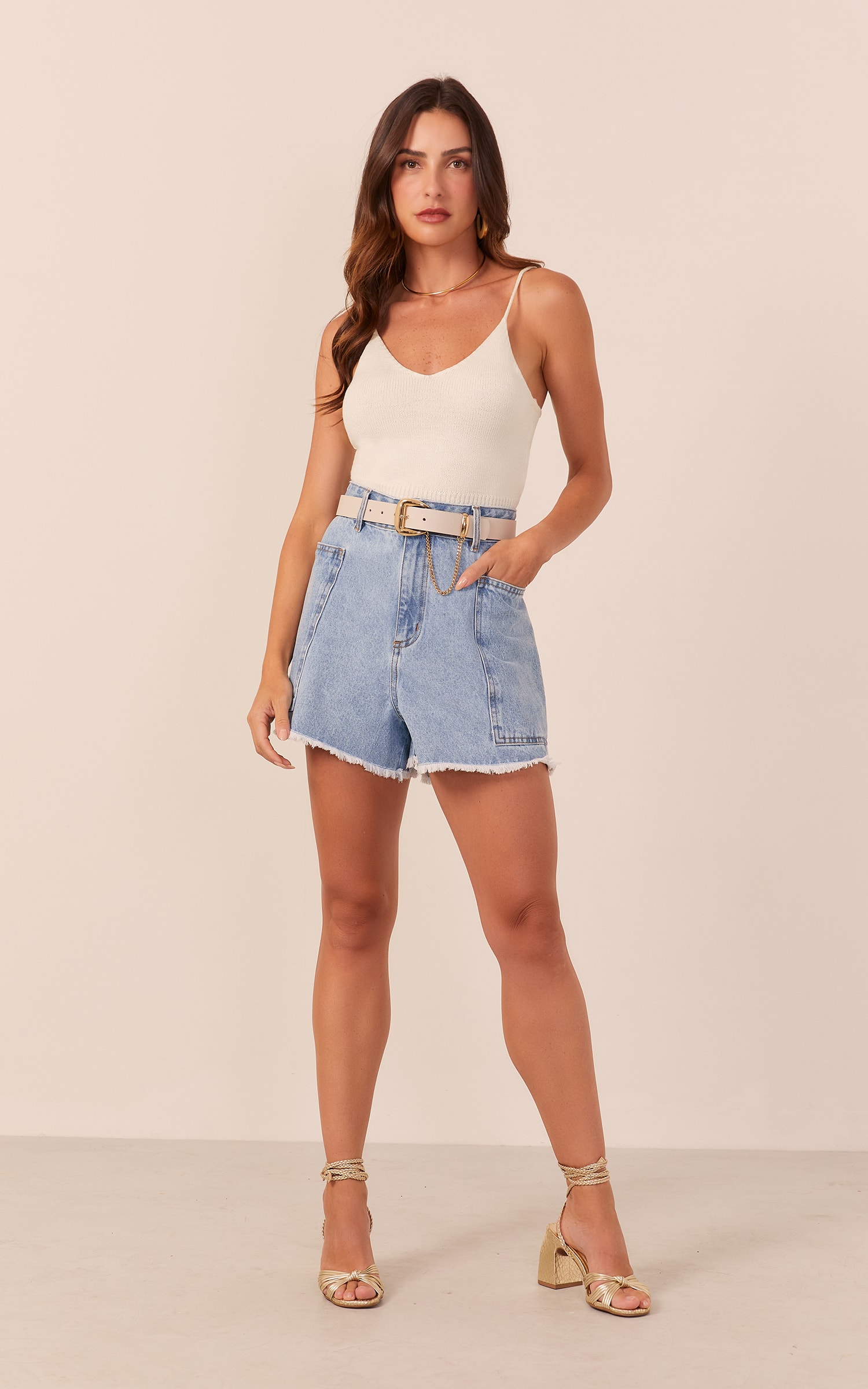 Top Tricot Alcinha Colors Natural