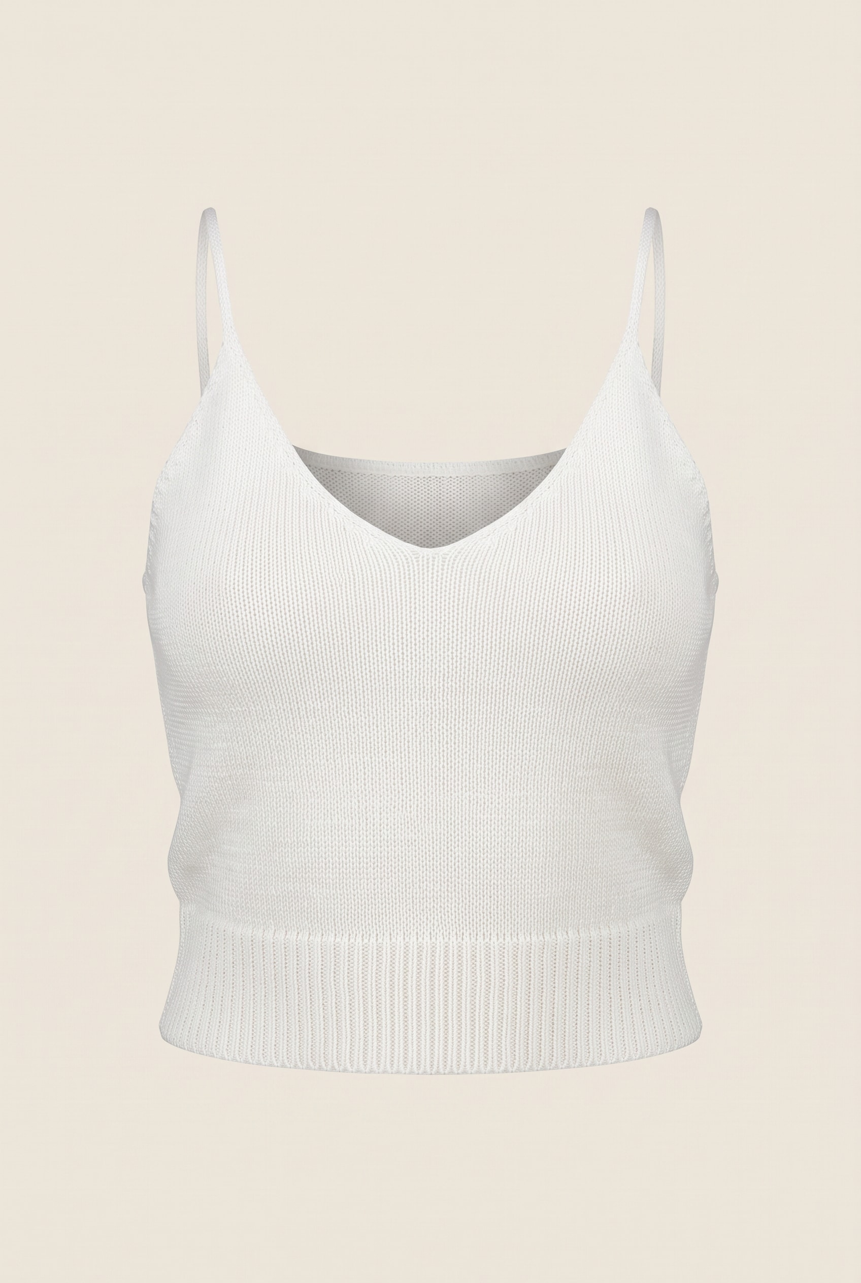 Top Tricot Alcinha Colors Off White