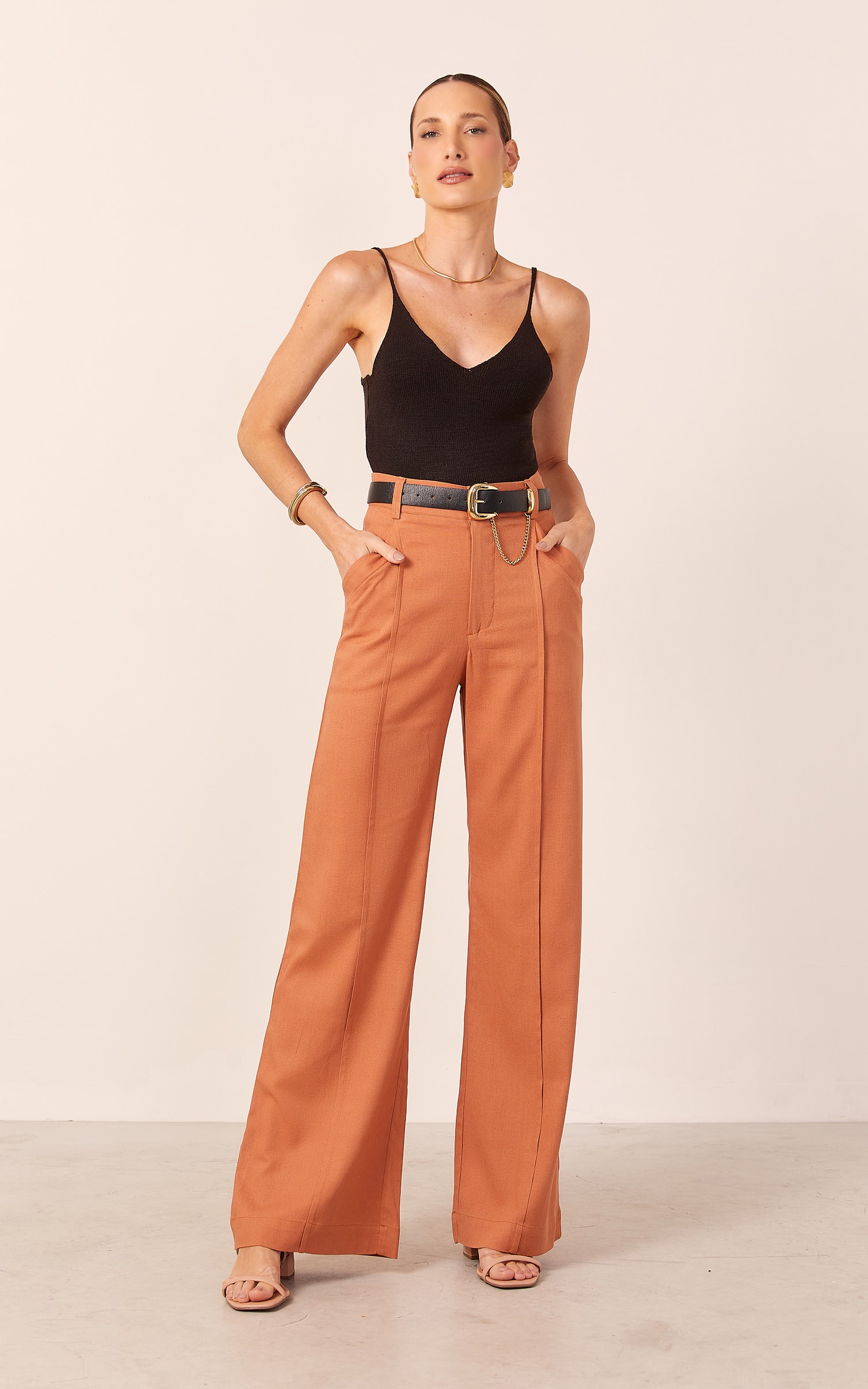 Top Tricot Alcinha Colors Preto