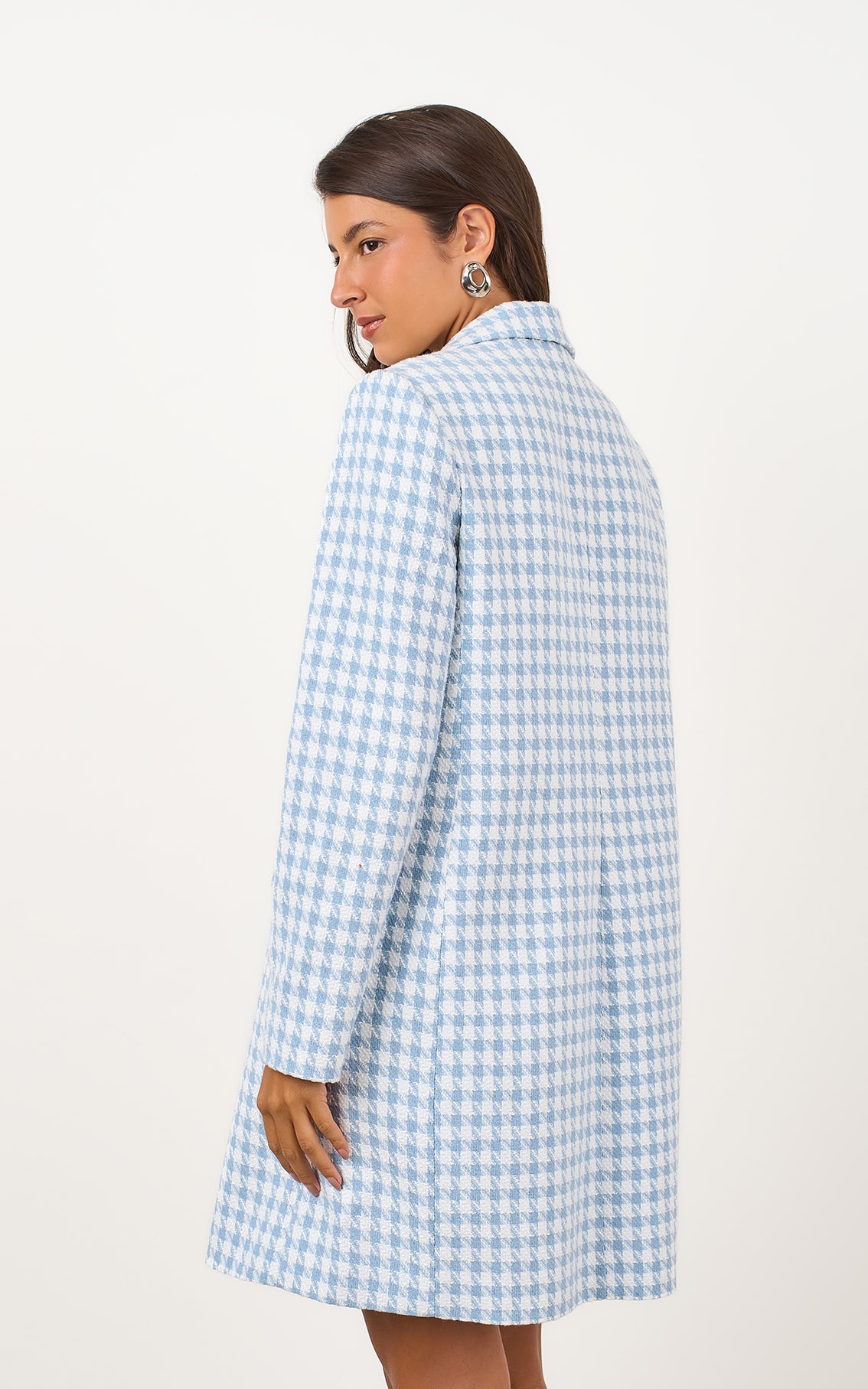 Trench Coat Bourbon Azul Celeste