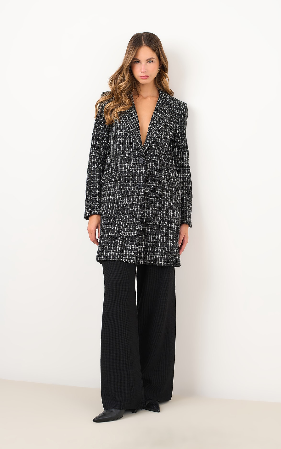 Trench Coat Doppio Preto