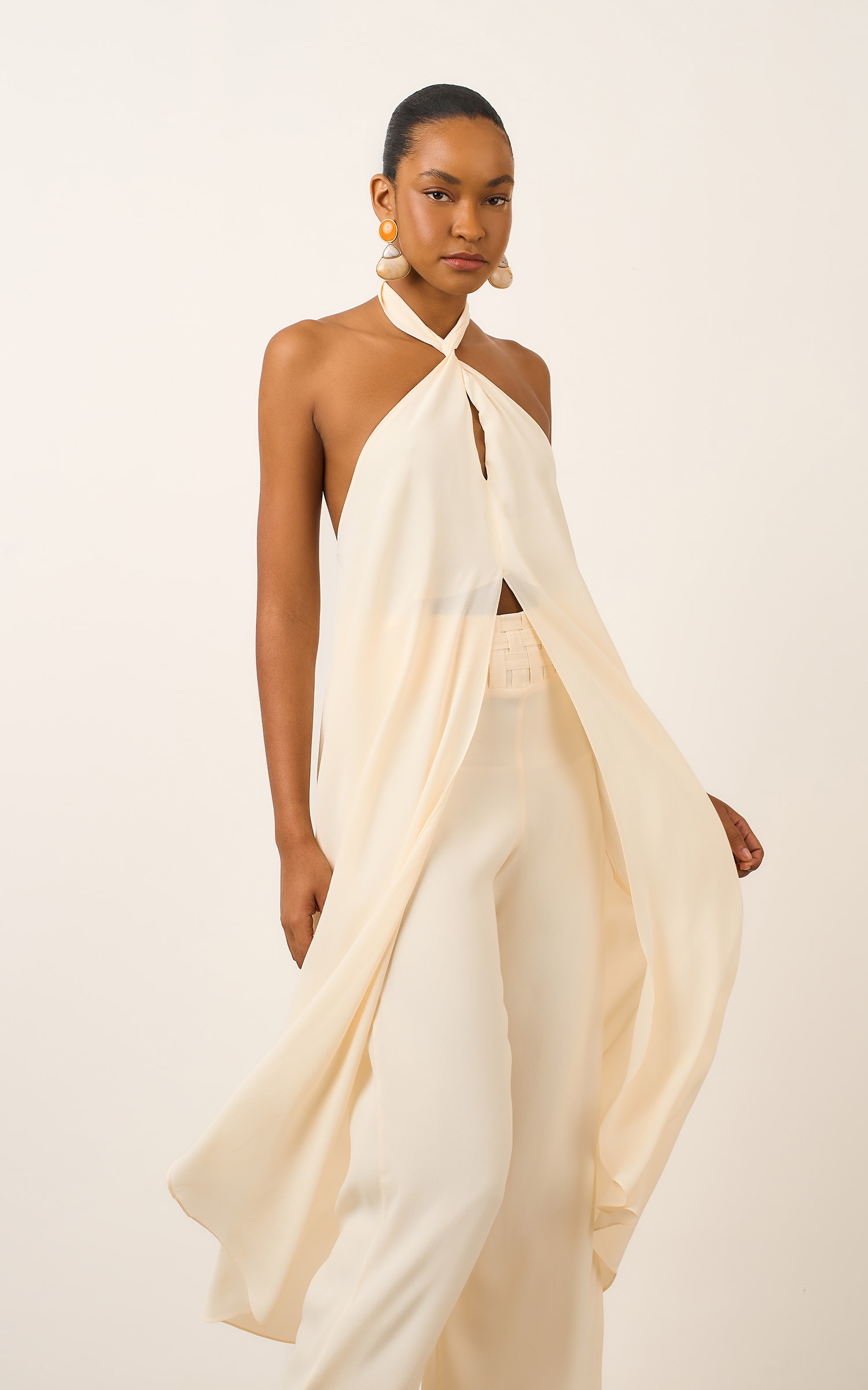 Tunica Acervo Frente Unica Off White