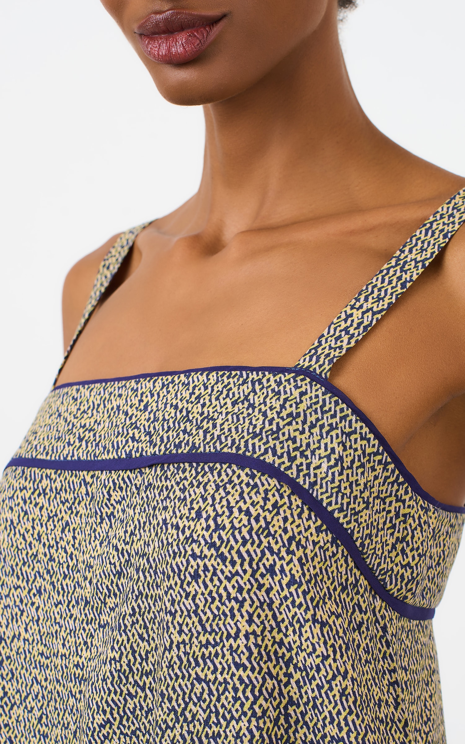 Vestido Alcas Caffeine Marinho