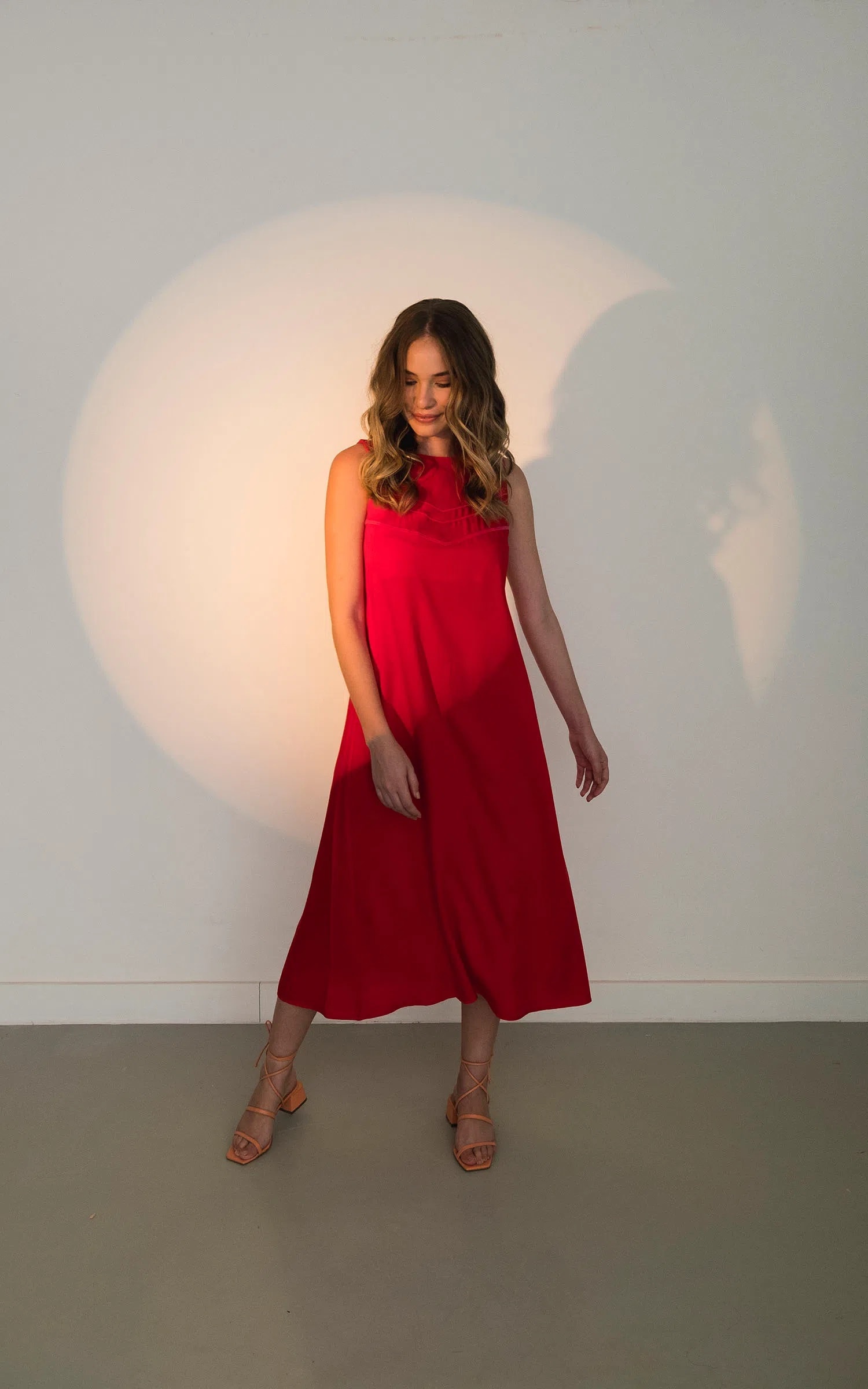 Vestido Bordado Fresh Vermelho