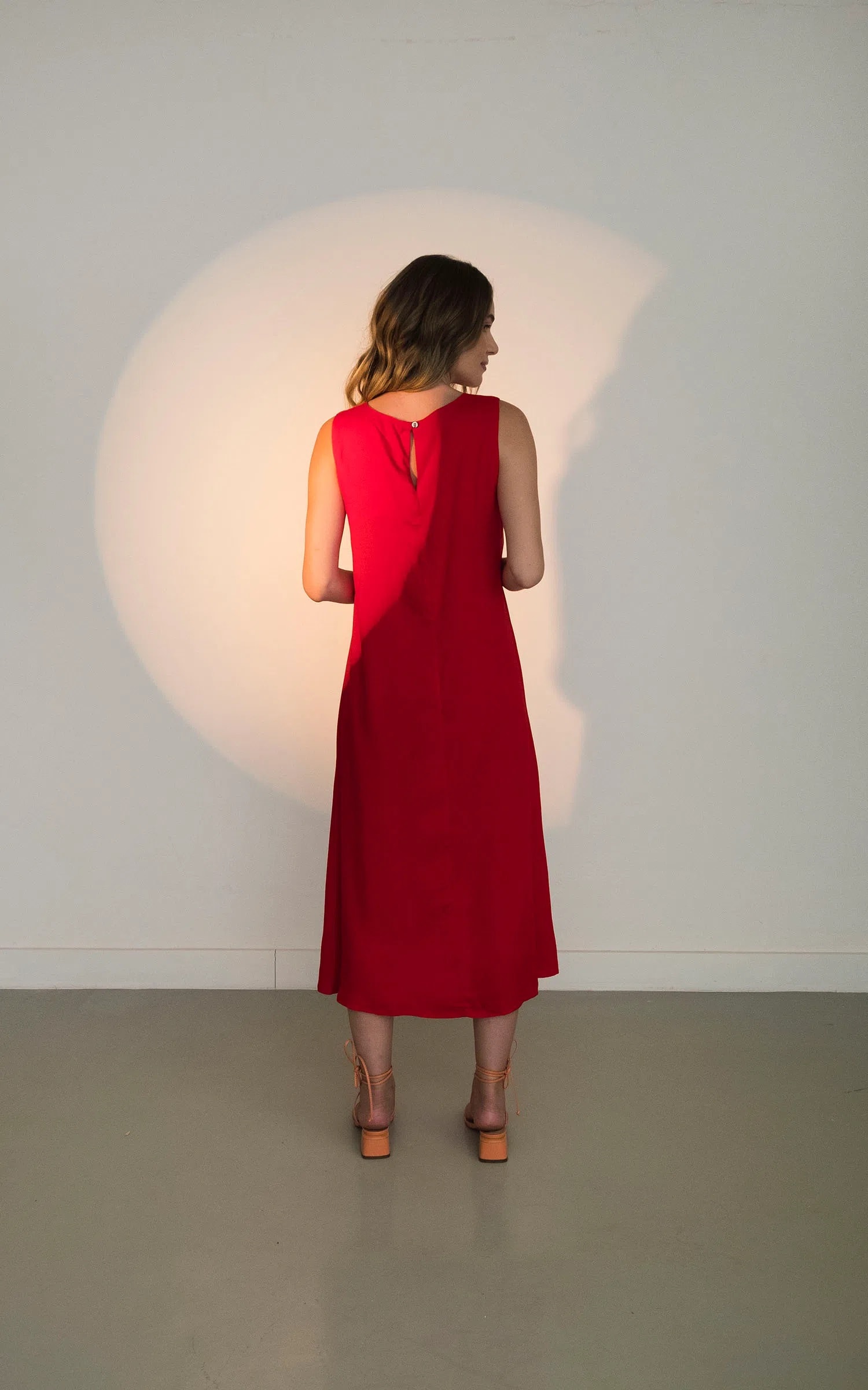 Vestido Bordado Fresh Vermelho