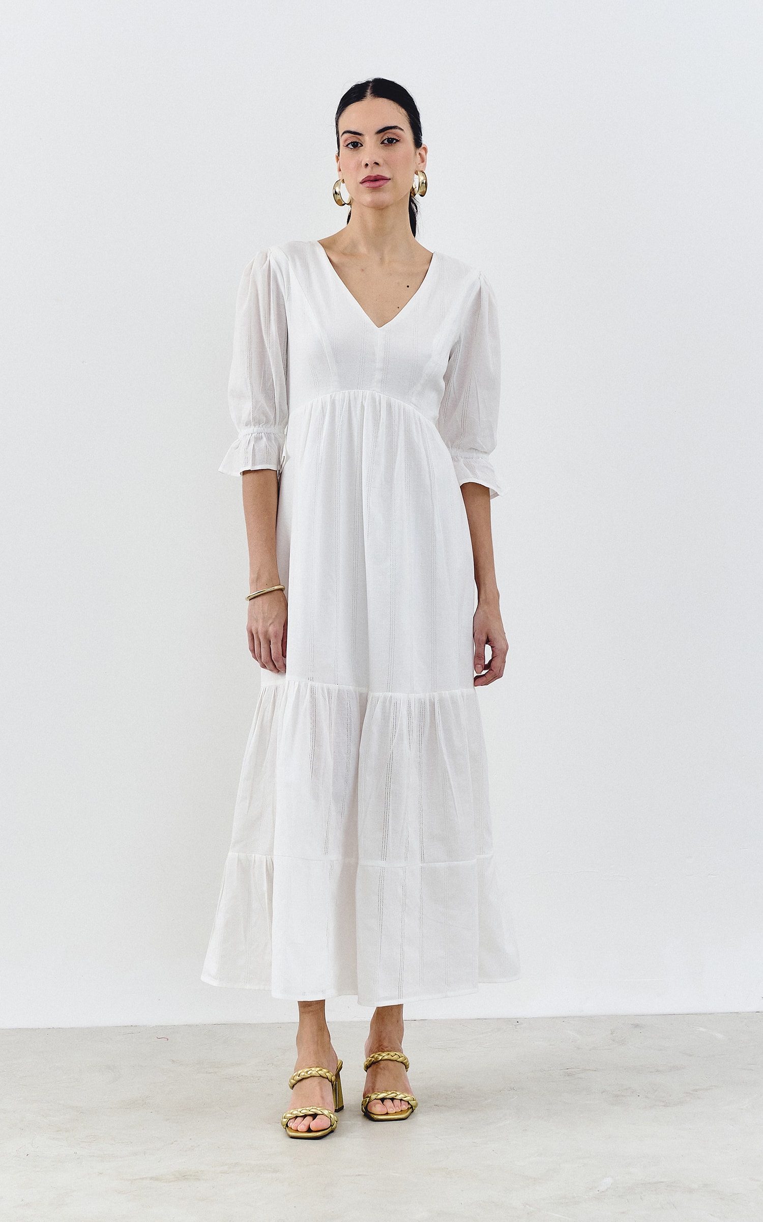 Vestido Cantiga Off White