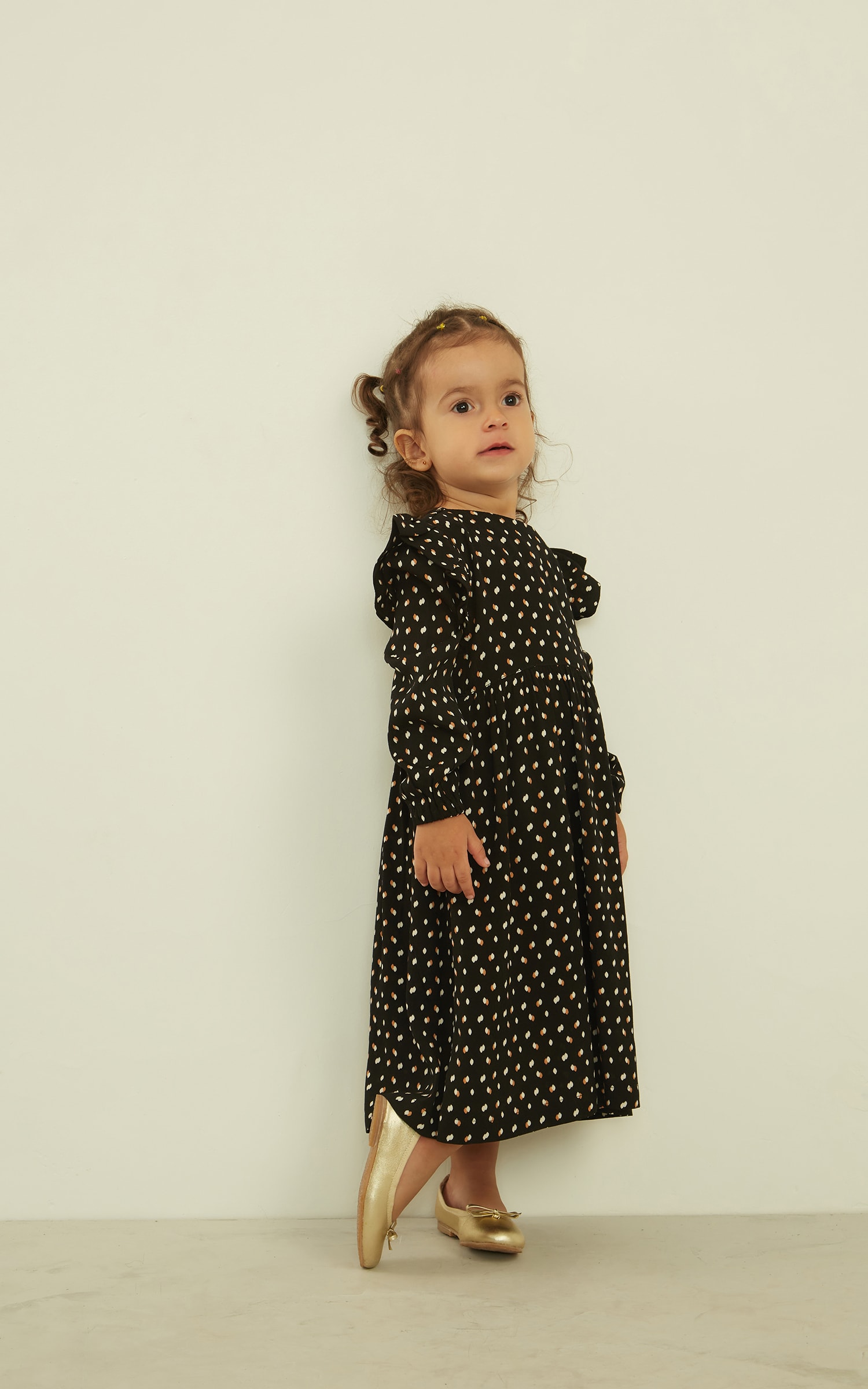 Vestido Celeste Infantil Preto