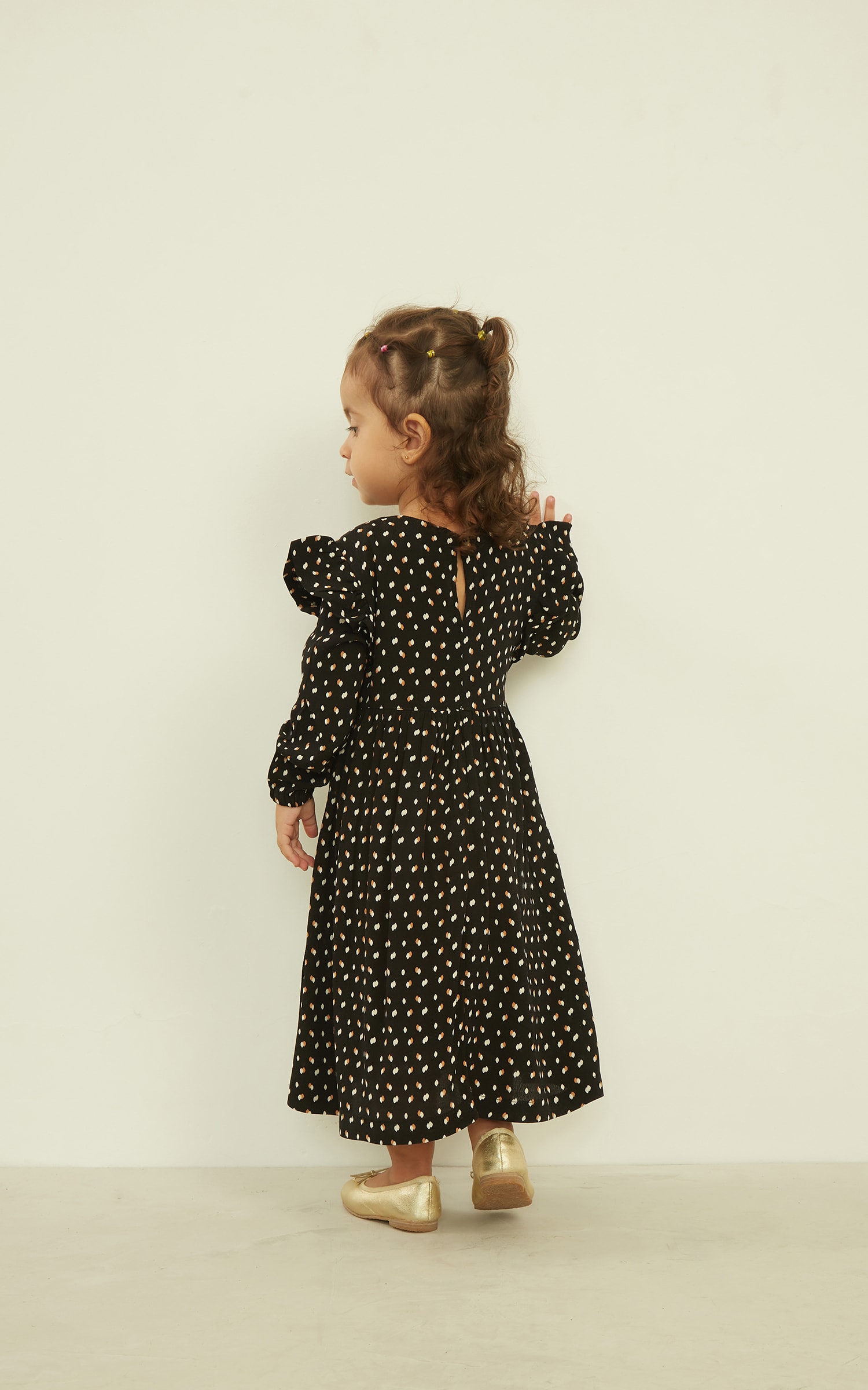 Vestido Celeste Infantil Preto