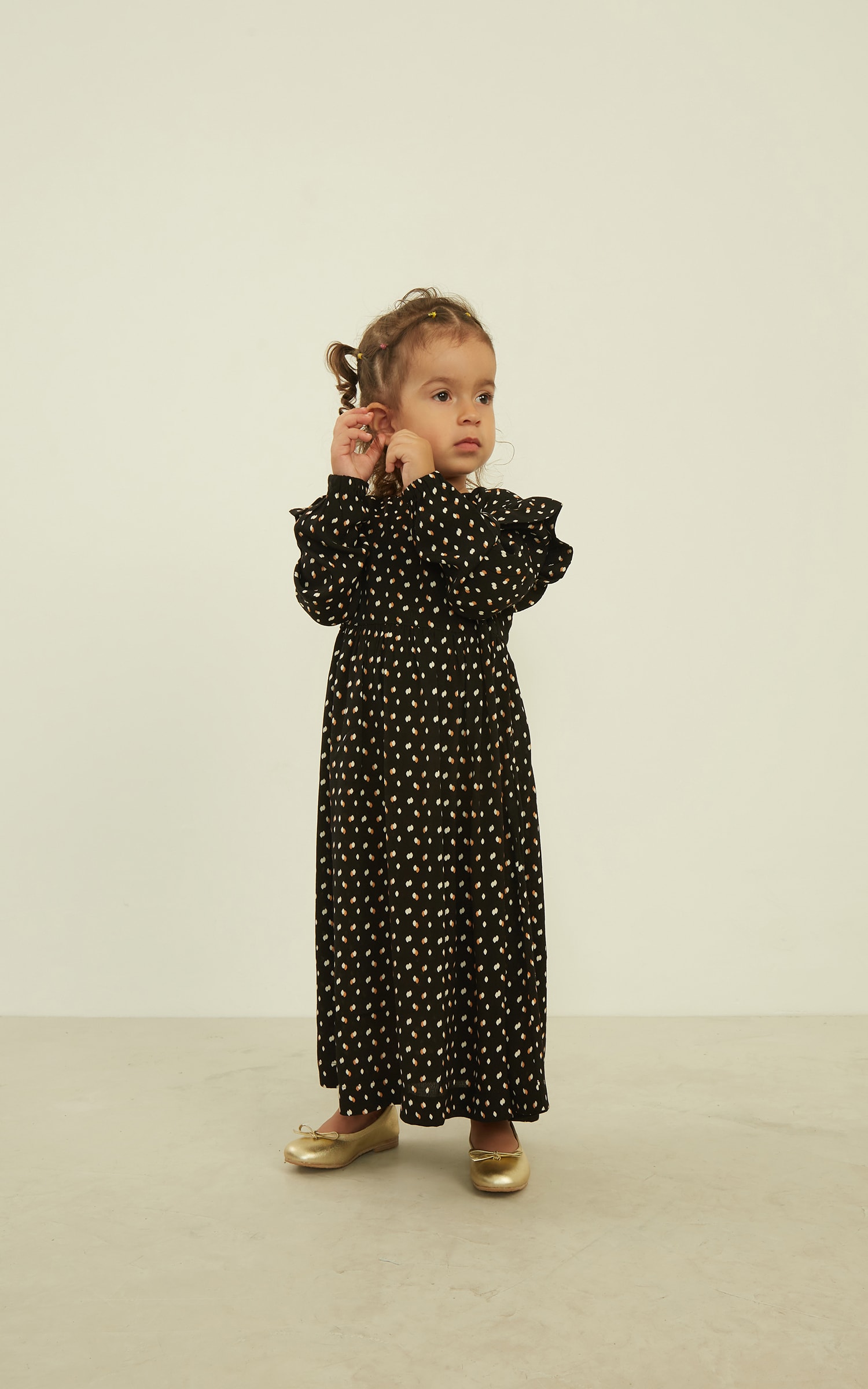 Vestido Celeste Infantil Preto
