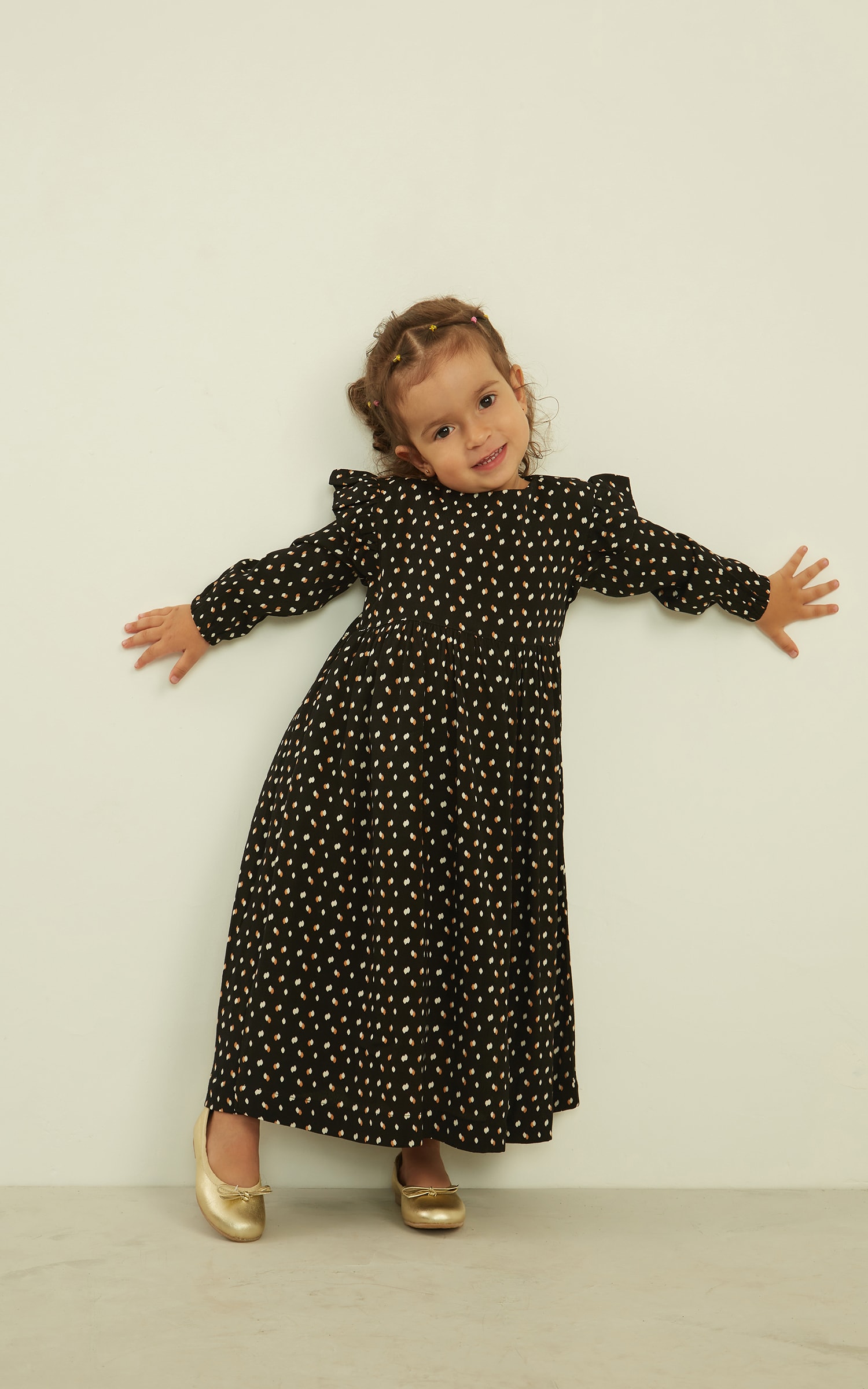 Vestido Celeste Infantil Preto