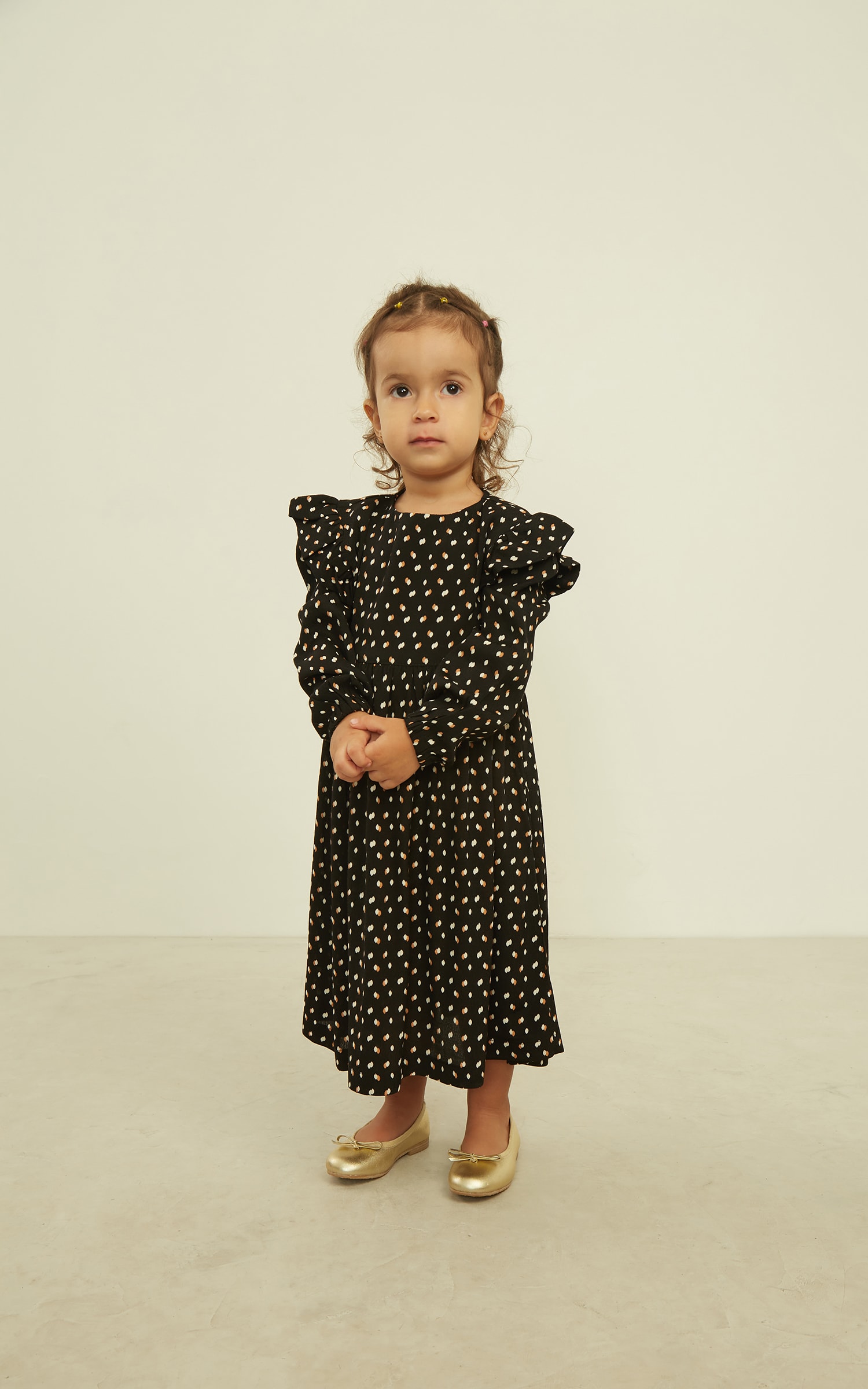 Vestido Celeste Infantil Preto