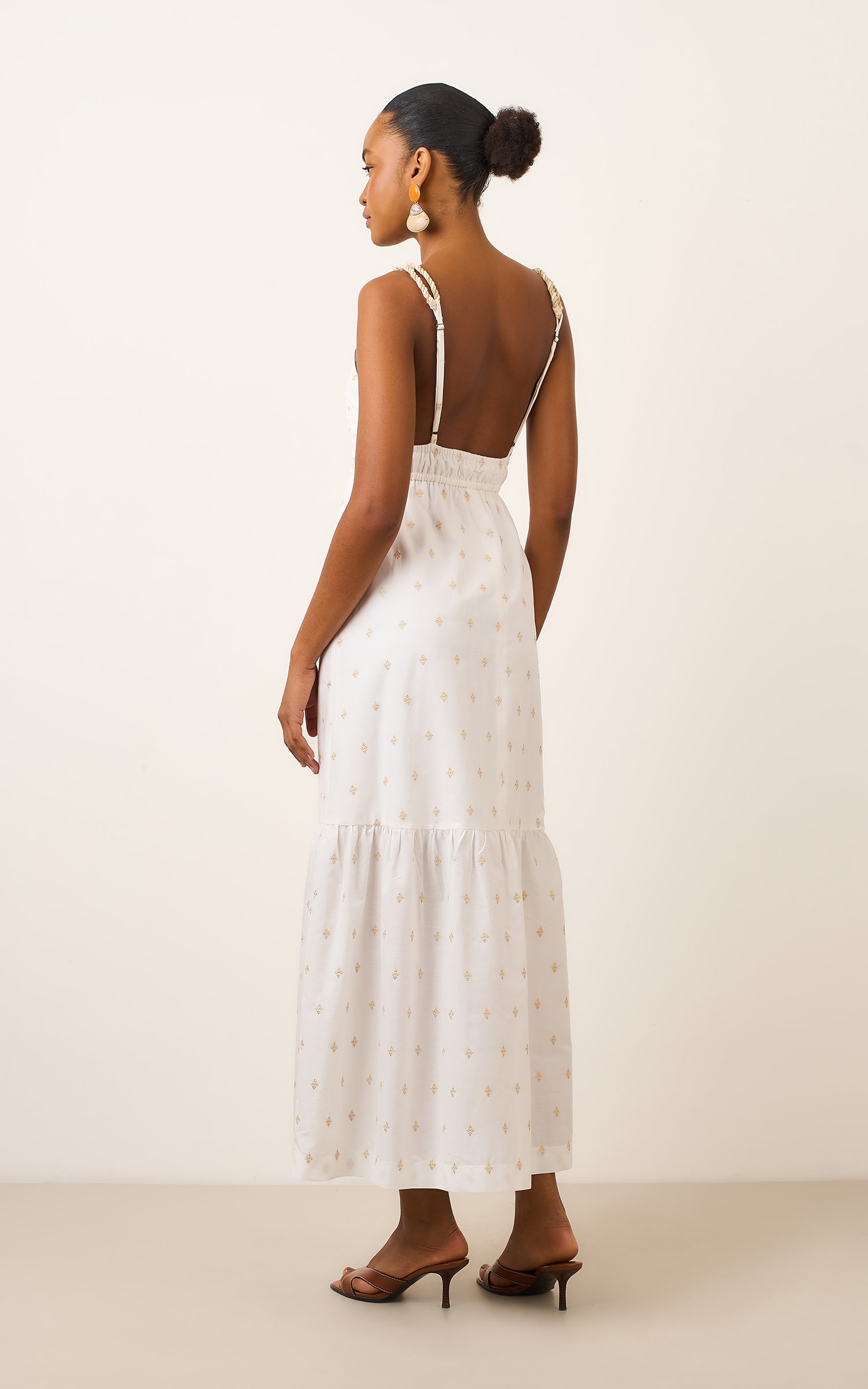Vestido Cropped Alça Selaron Off White
