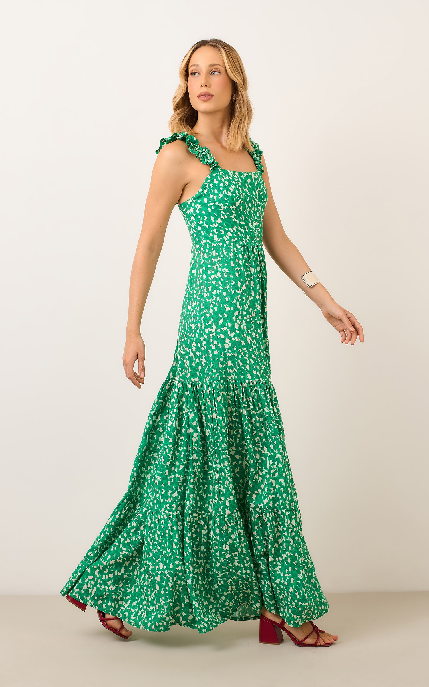 Vestido Cropped Aloia Verde b