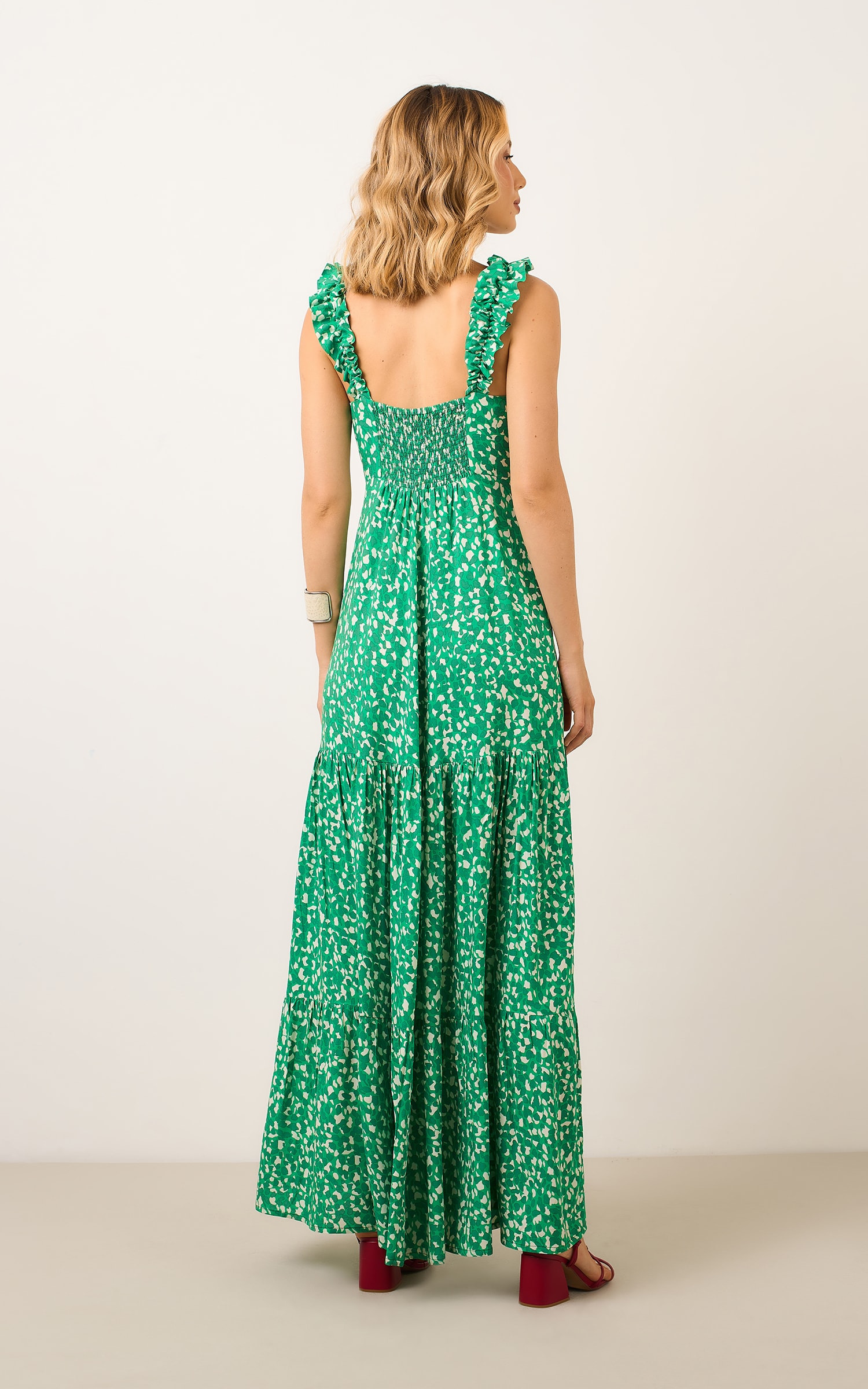 Vestido Cropped Aloia Verde b