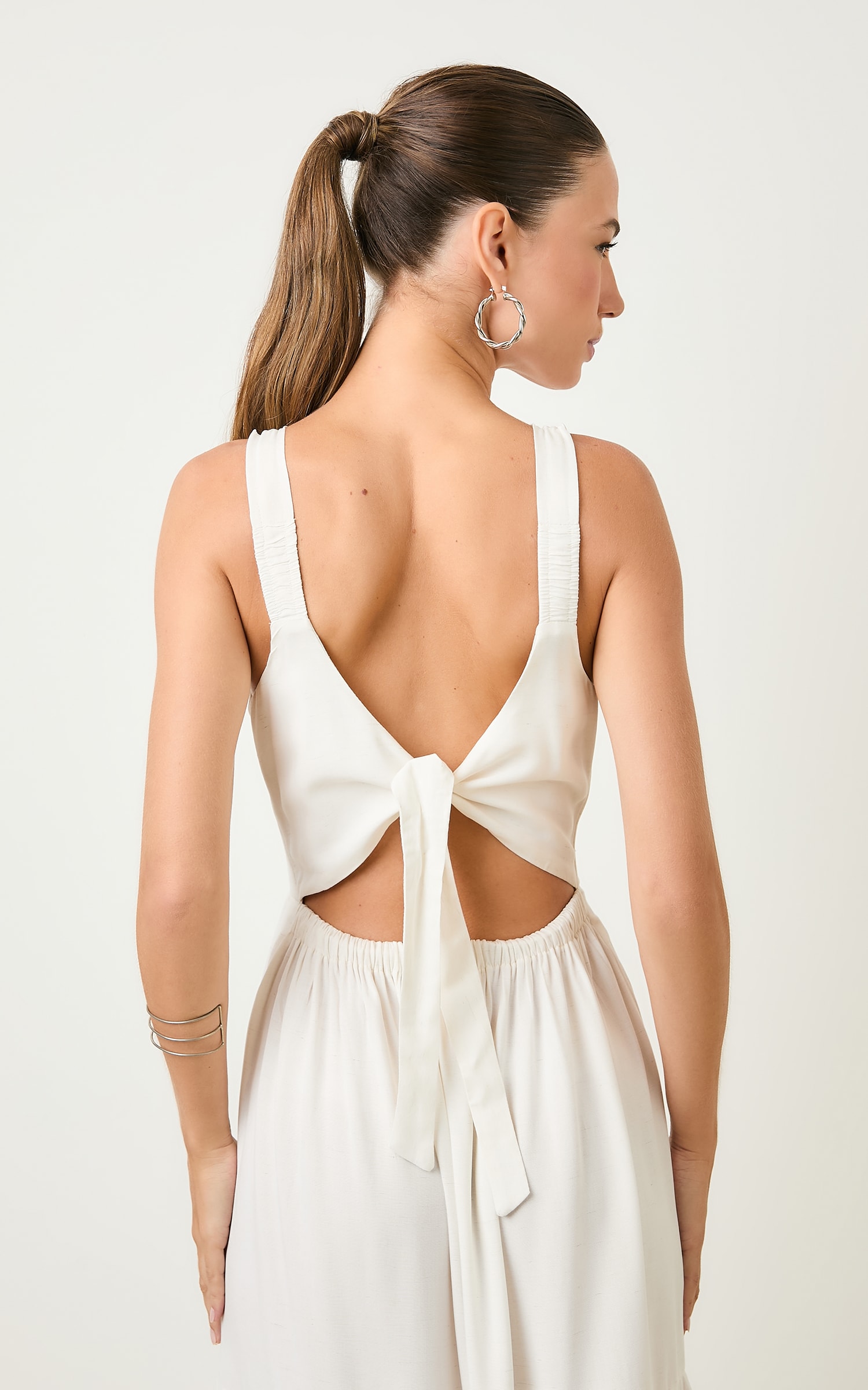 Vestido Cropped Amarracao Horizonte Natural