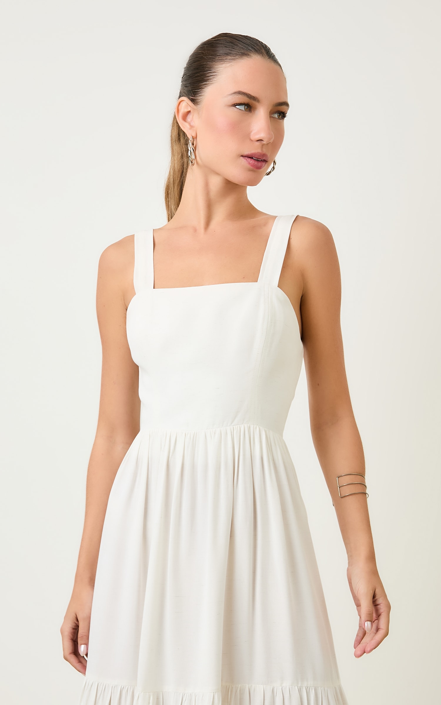 Vestido Cropped Amarracao Horizonte Natural