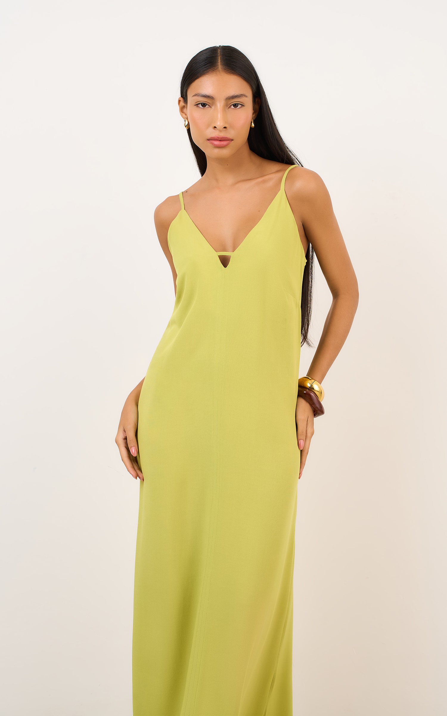 Vestido Cropped Arabica Olive