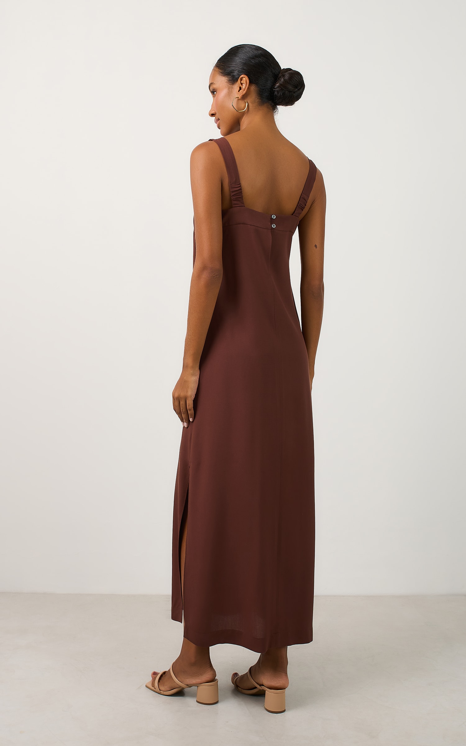 Vestido Cropped Aurora Chocolate