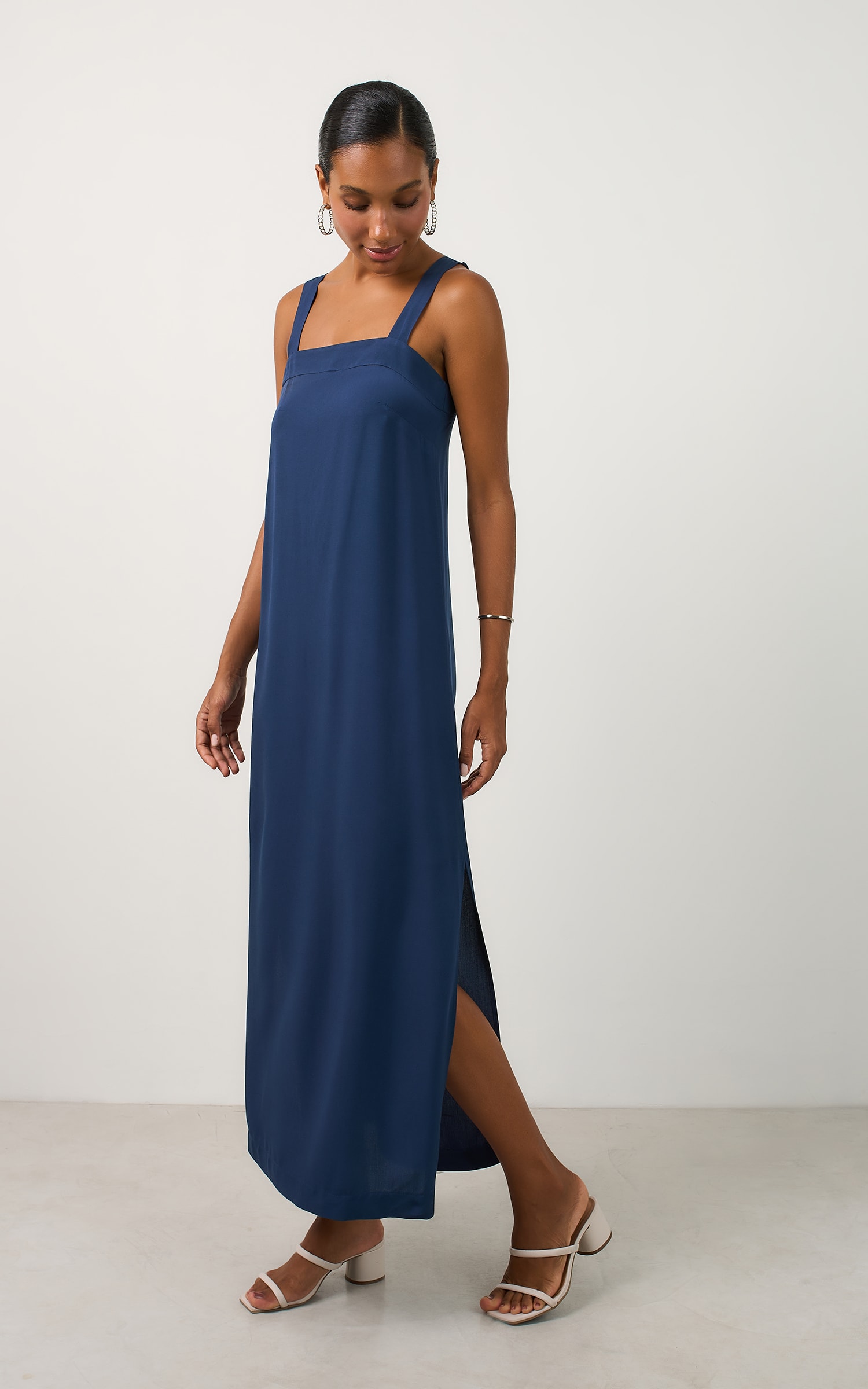 Vestido Cropped Aurora Marinho