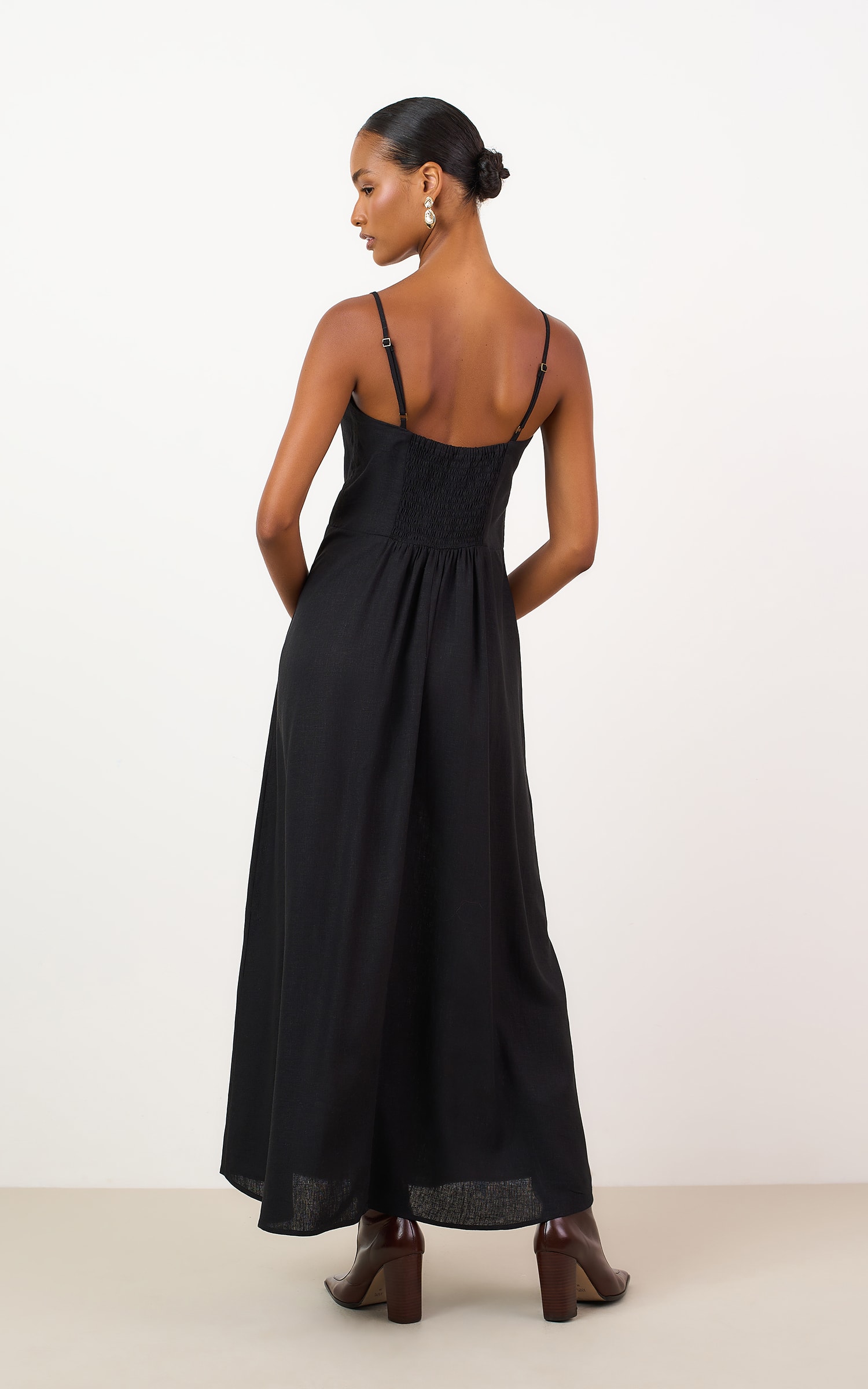 Vestido Cropped Blend Preto