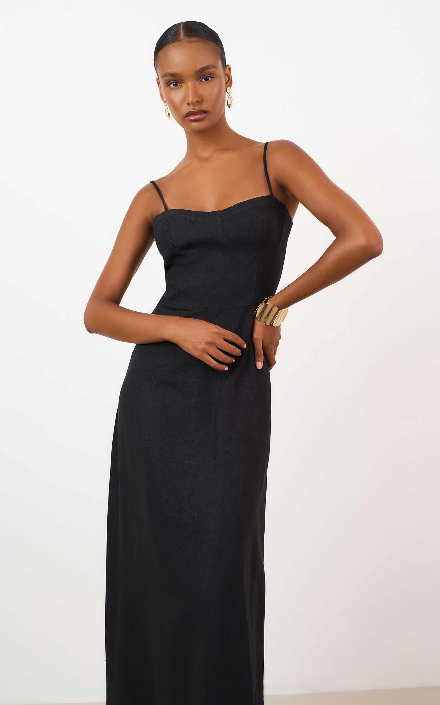 Vestido Cropped Blend Preto