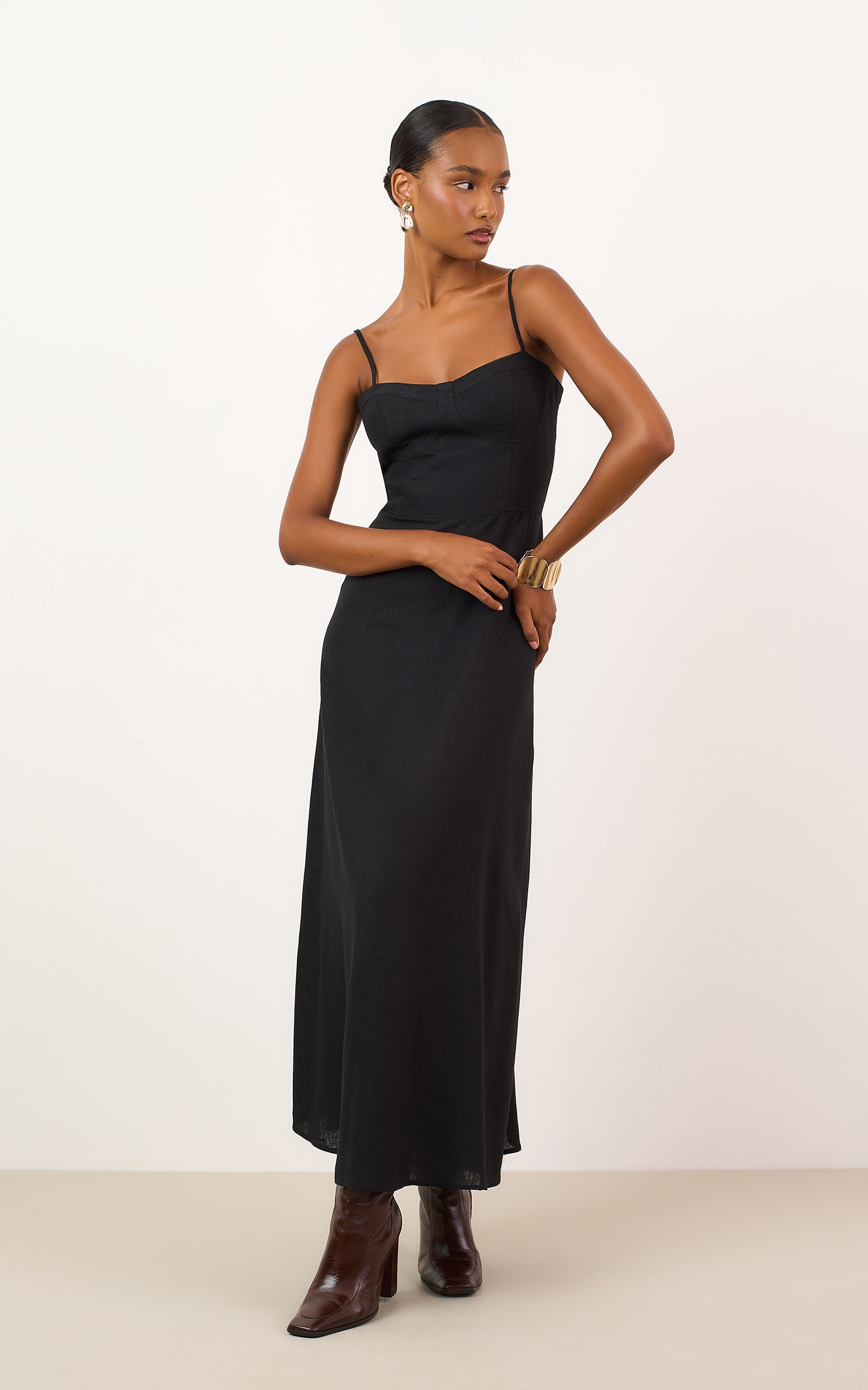 Vestido Cropped Blend Preto