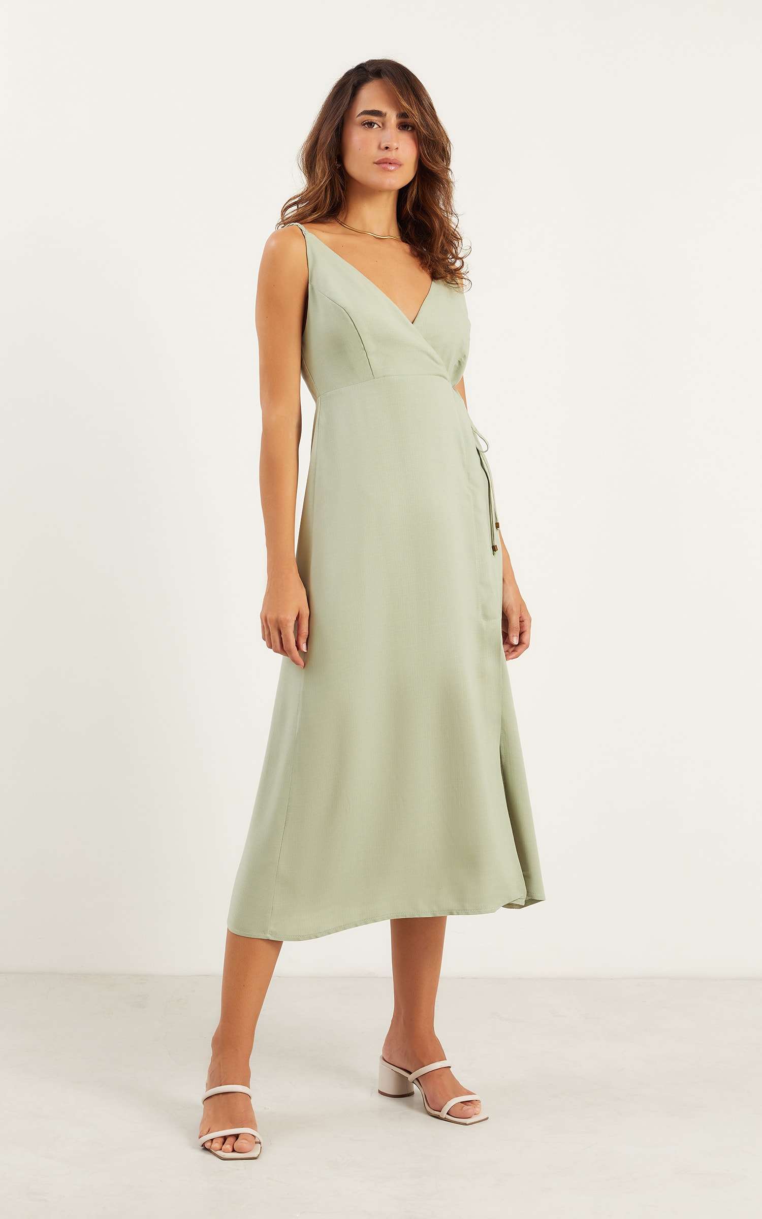 Vestido Cropped Canyon Pistache