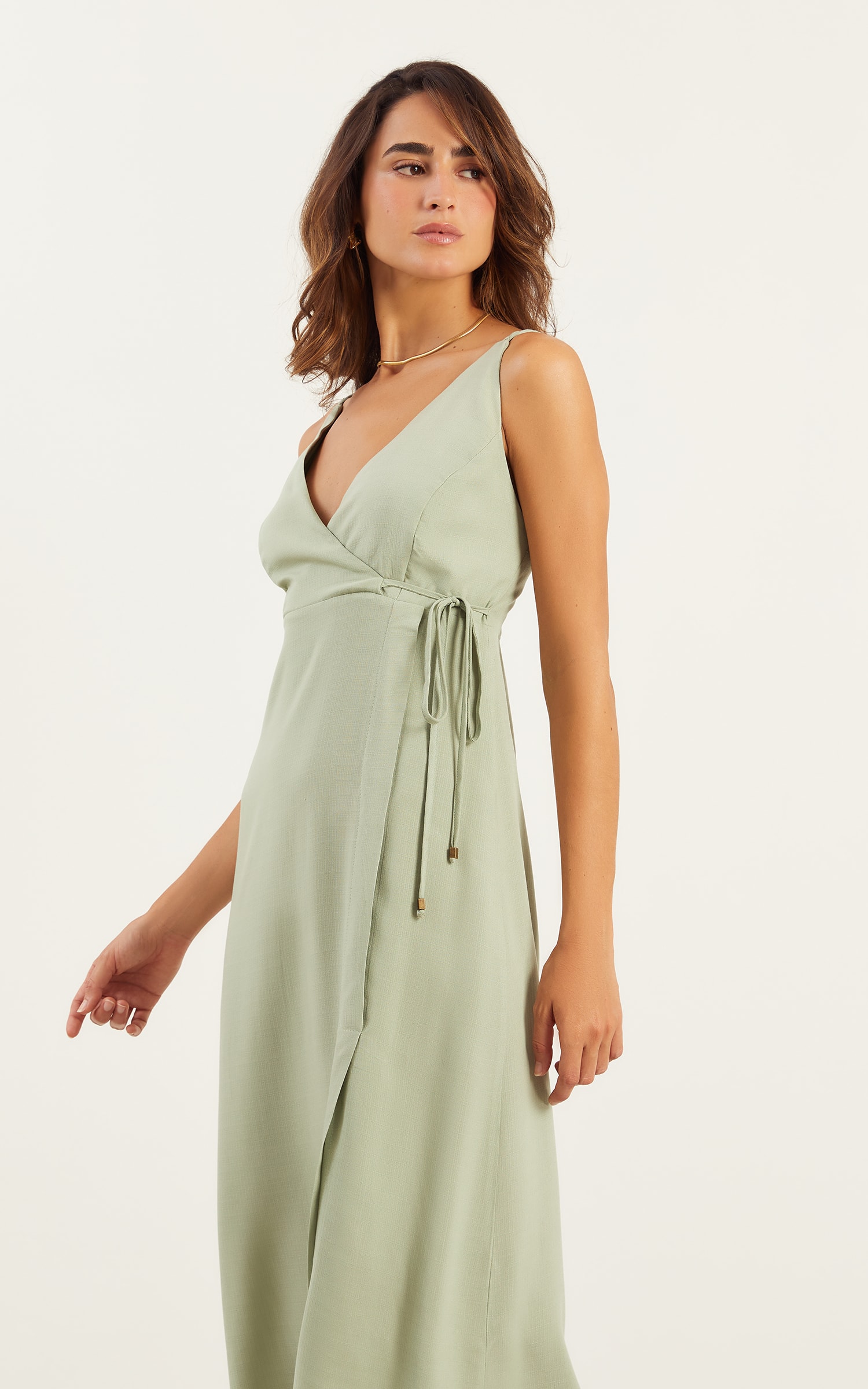 Vestido Cropped Canyon Pistache