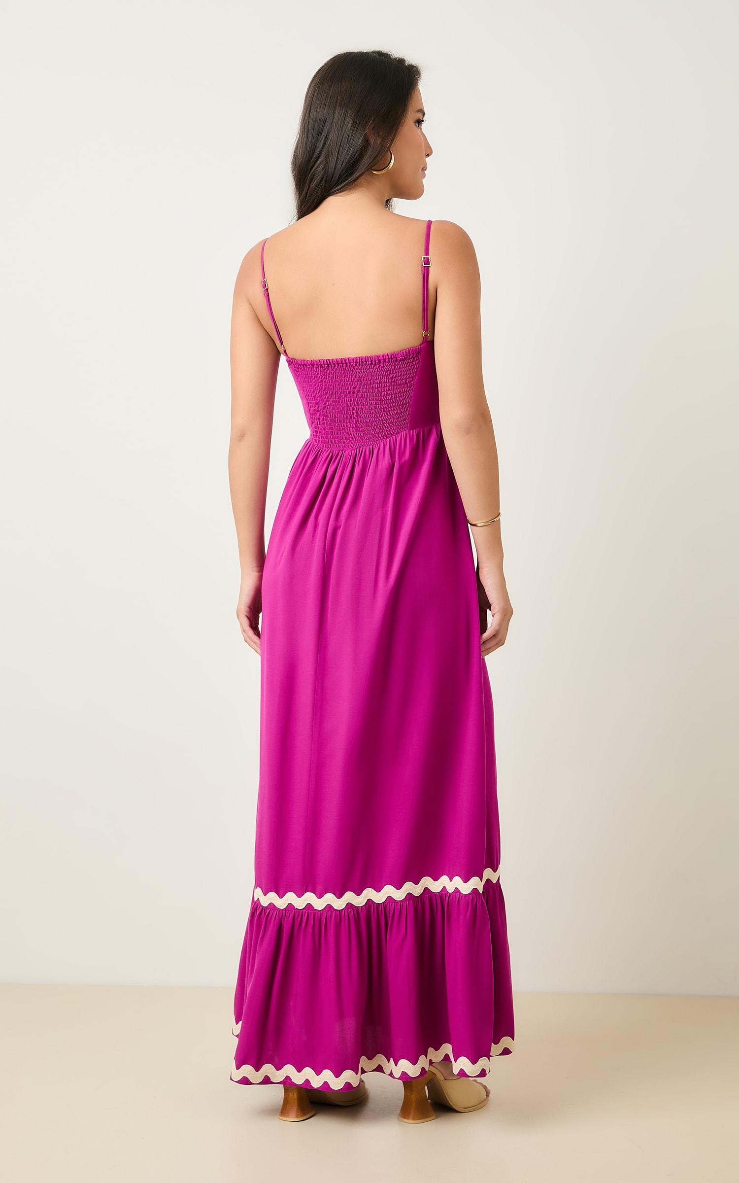 Vestido Cropped Cianinha Fucsia