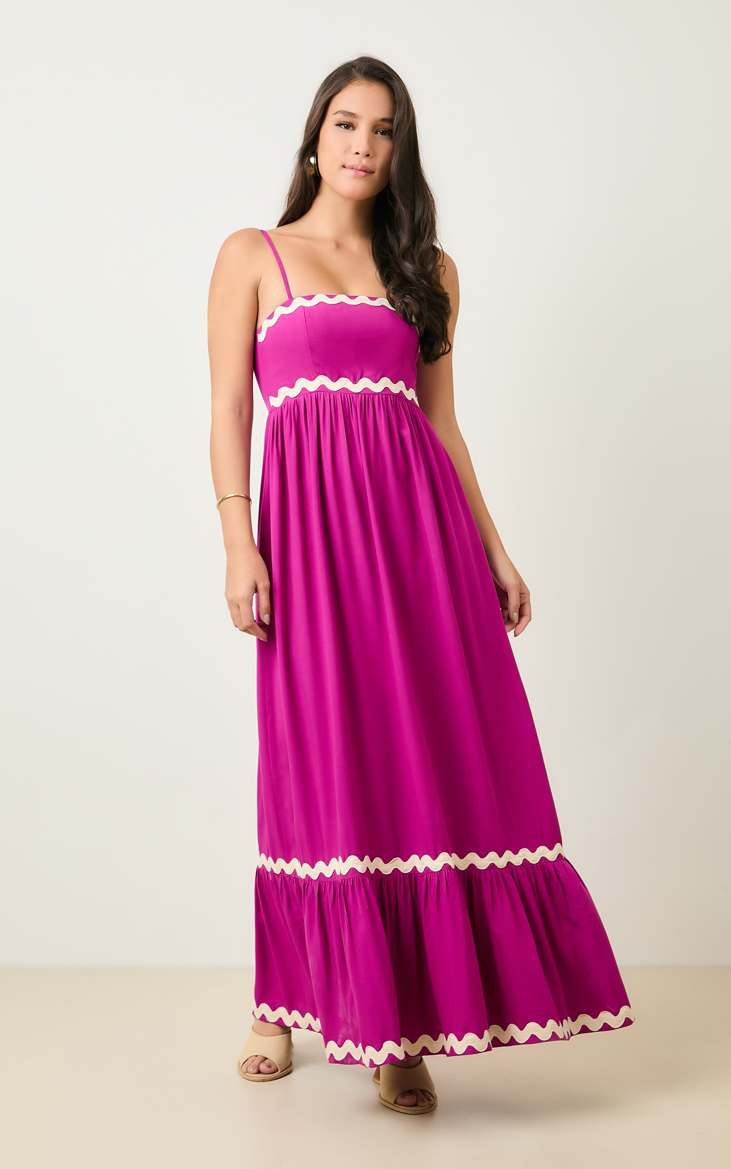 Vestido Cropped Cianinha Fucsia