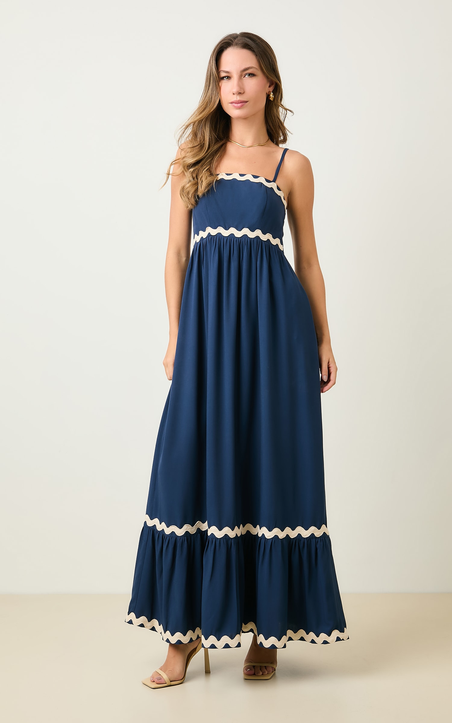 Vestido Cropped Cianinha Marinho