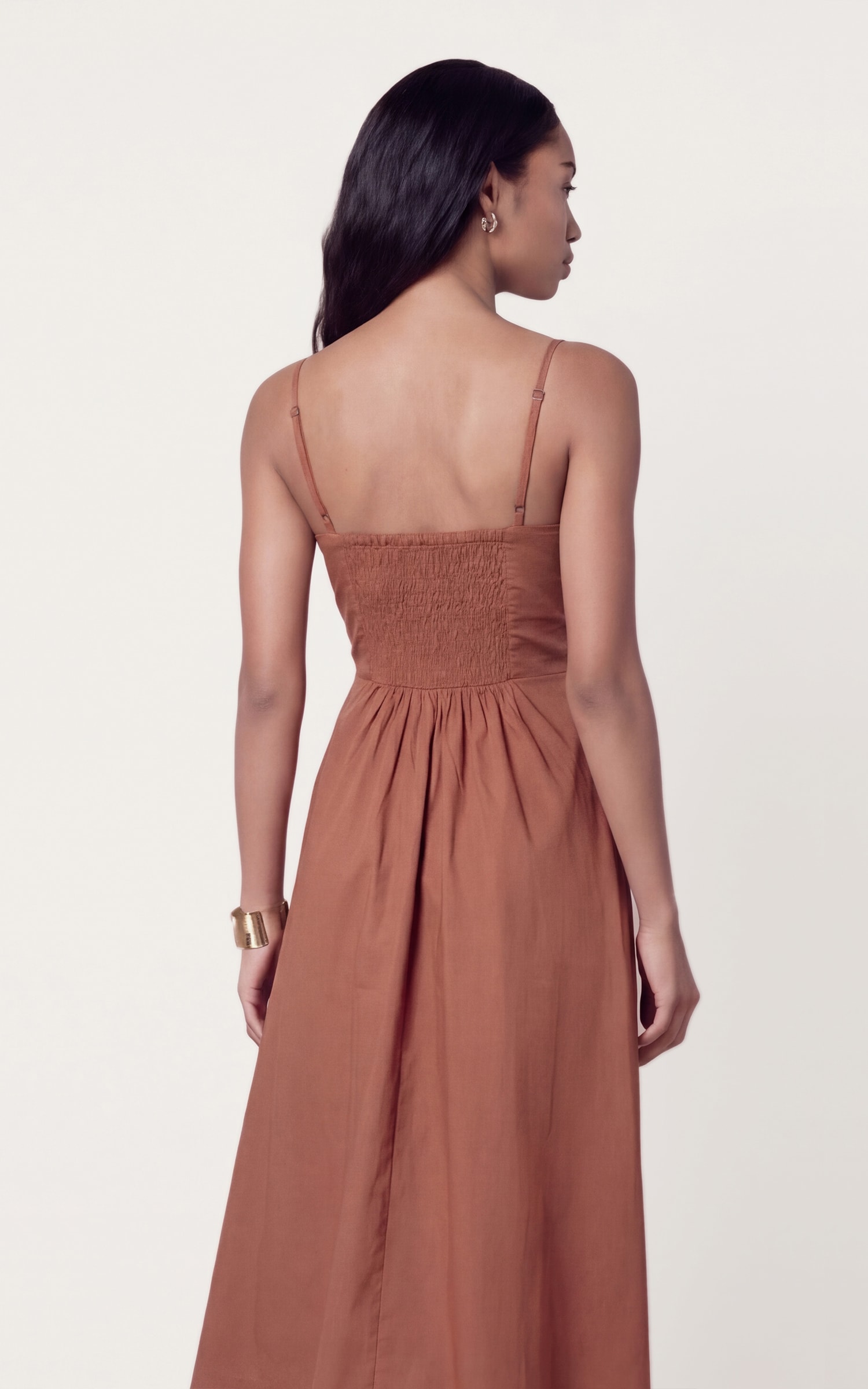 Vestido Cropped Dinky Caramelo