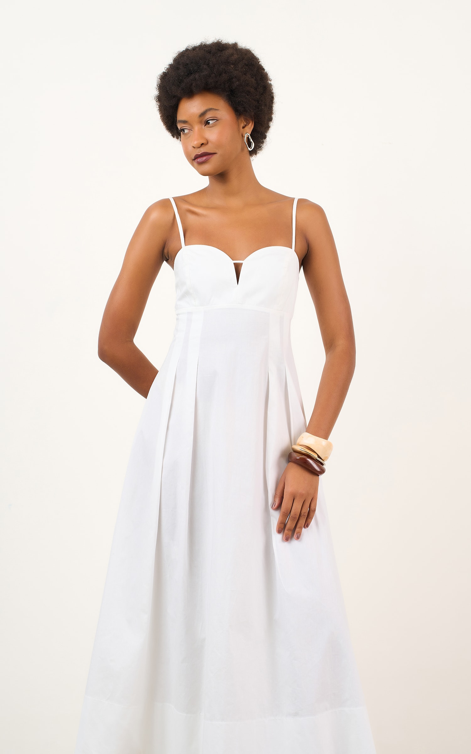 Vestido Cropped Dinky Off White