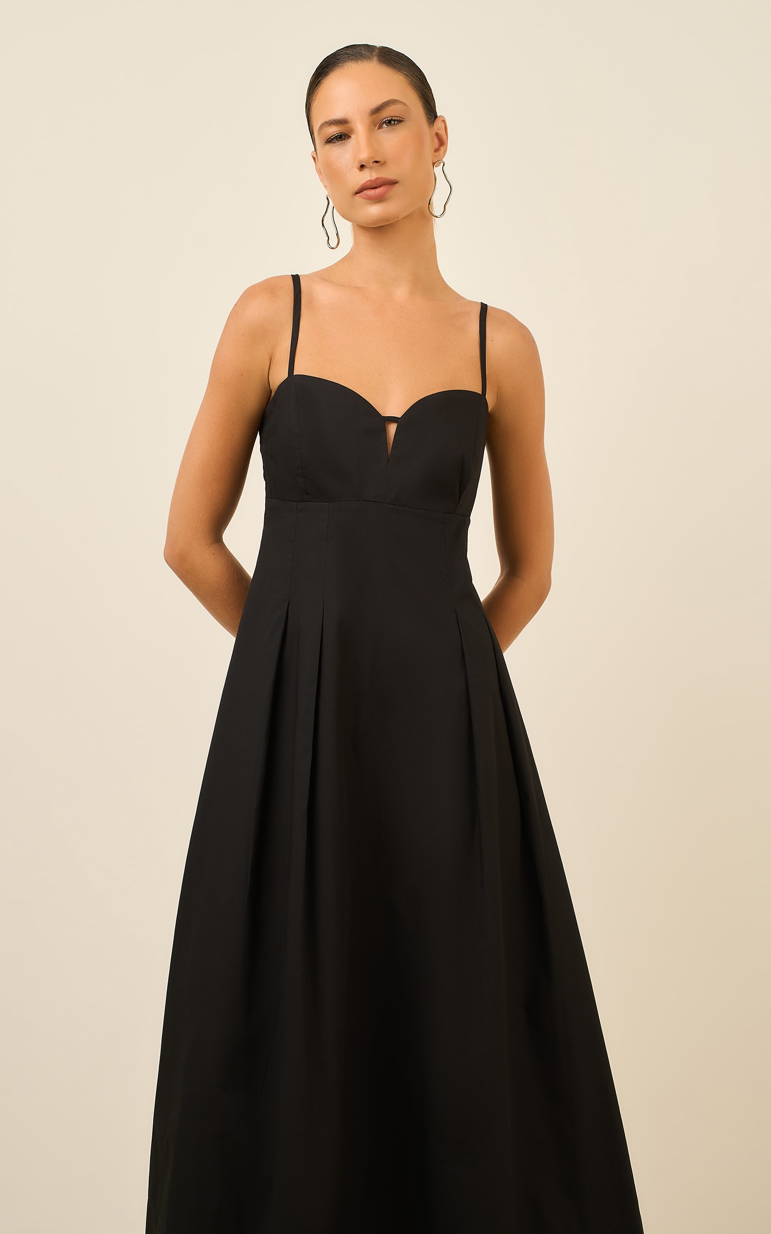 Vestido Cropped Dinky Preto