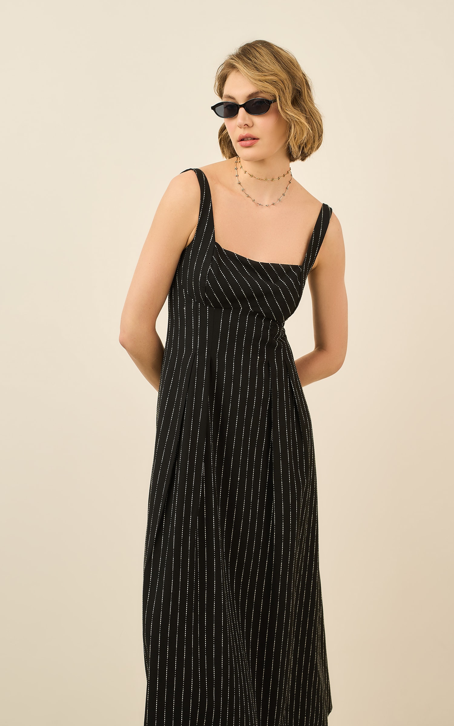 Vestido Cropped Fabric Preto