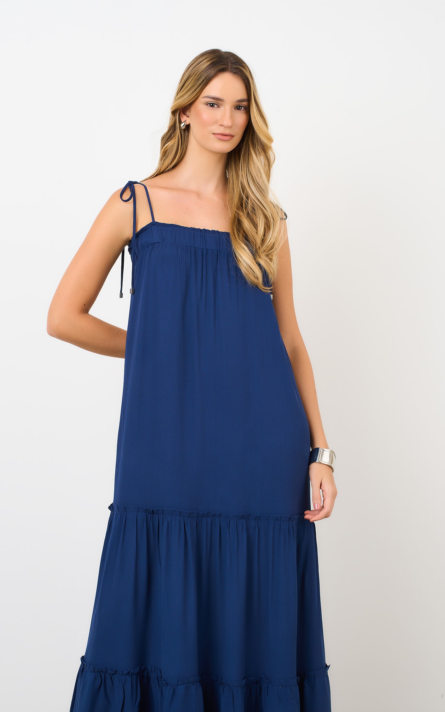 Vestido Cropped Iced Marinho