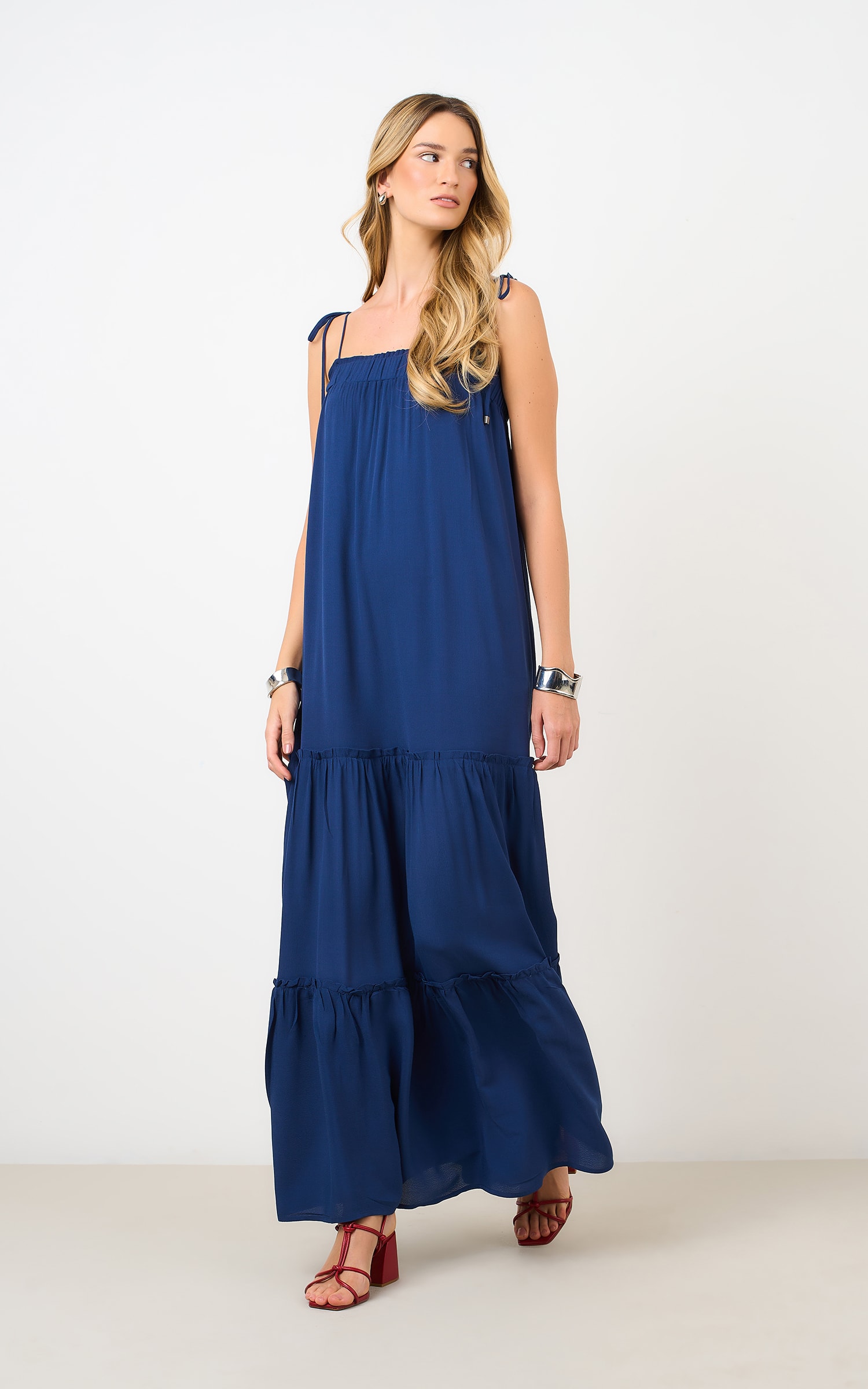 Vestido Cropped Iced Marinho
