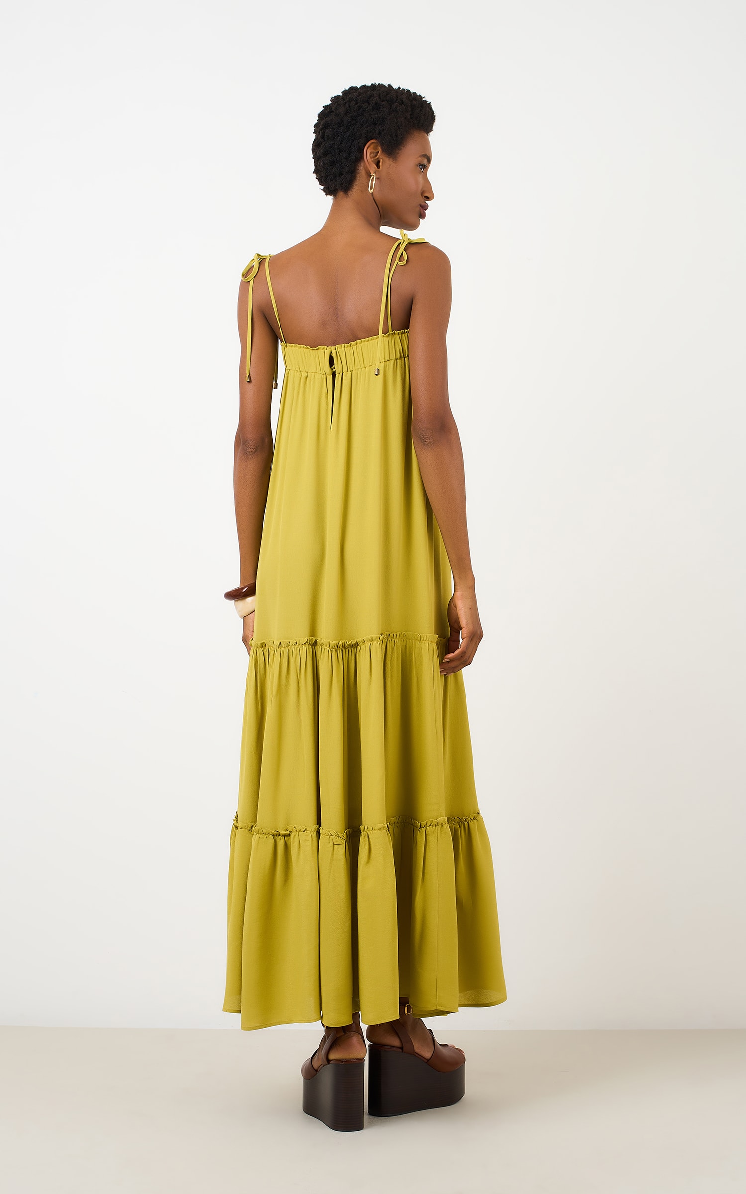 Vestido Cropped Iced Olive