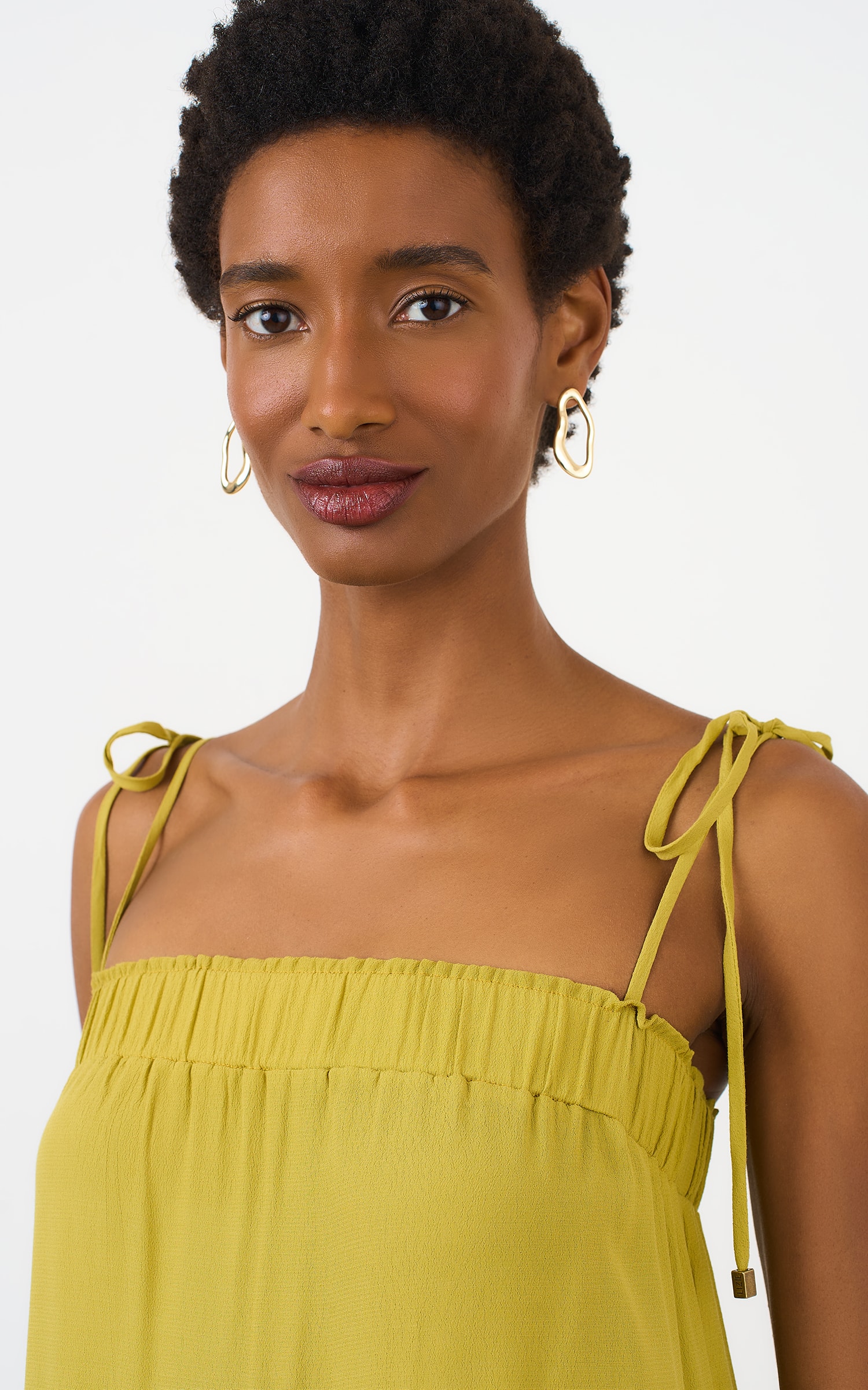 Vestido Cropped Iced Olive