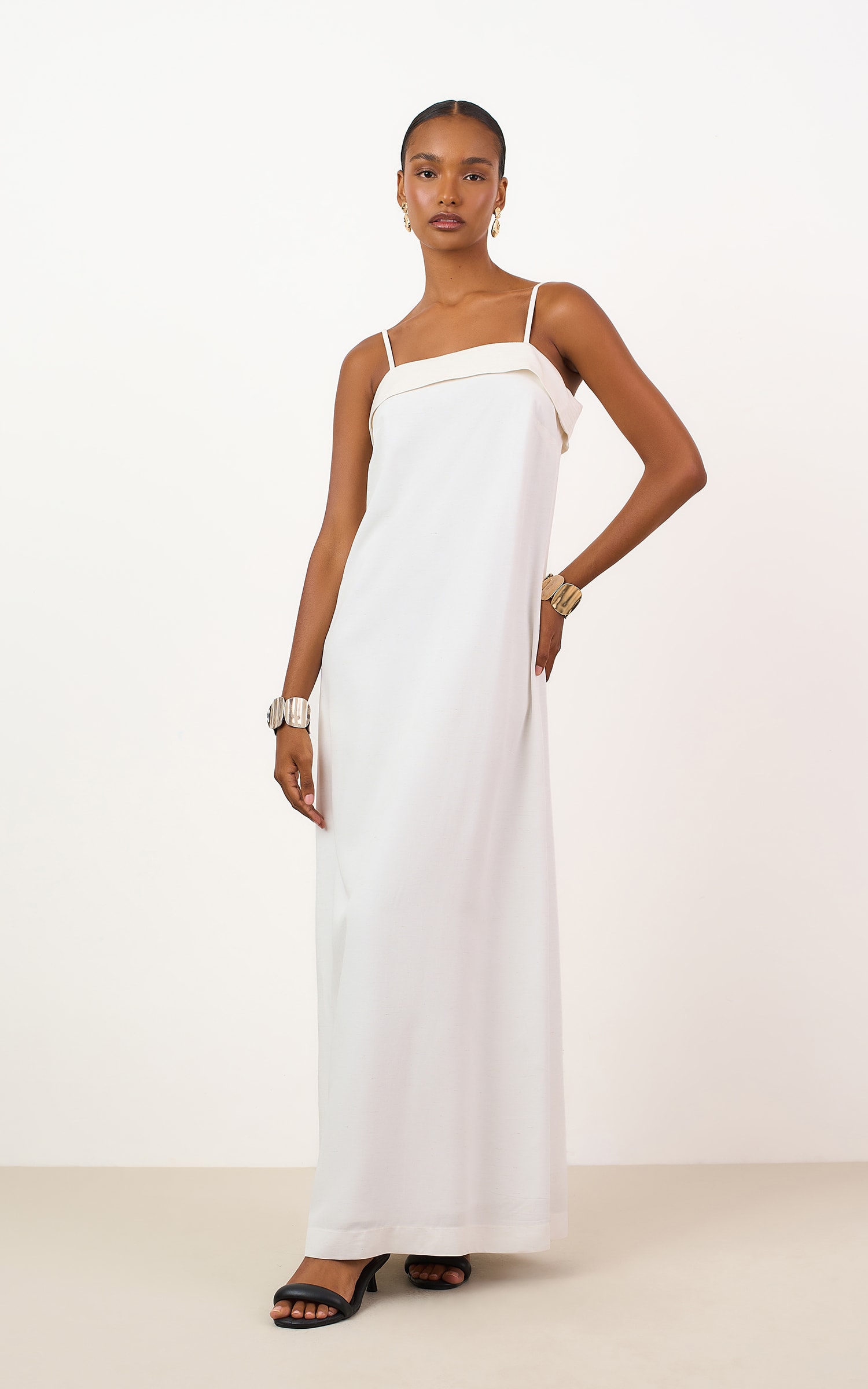 Vestido Cropped Latte Natural