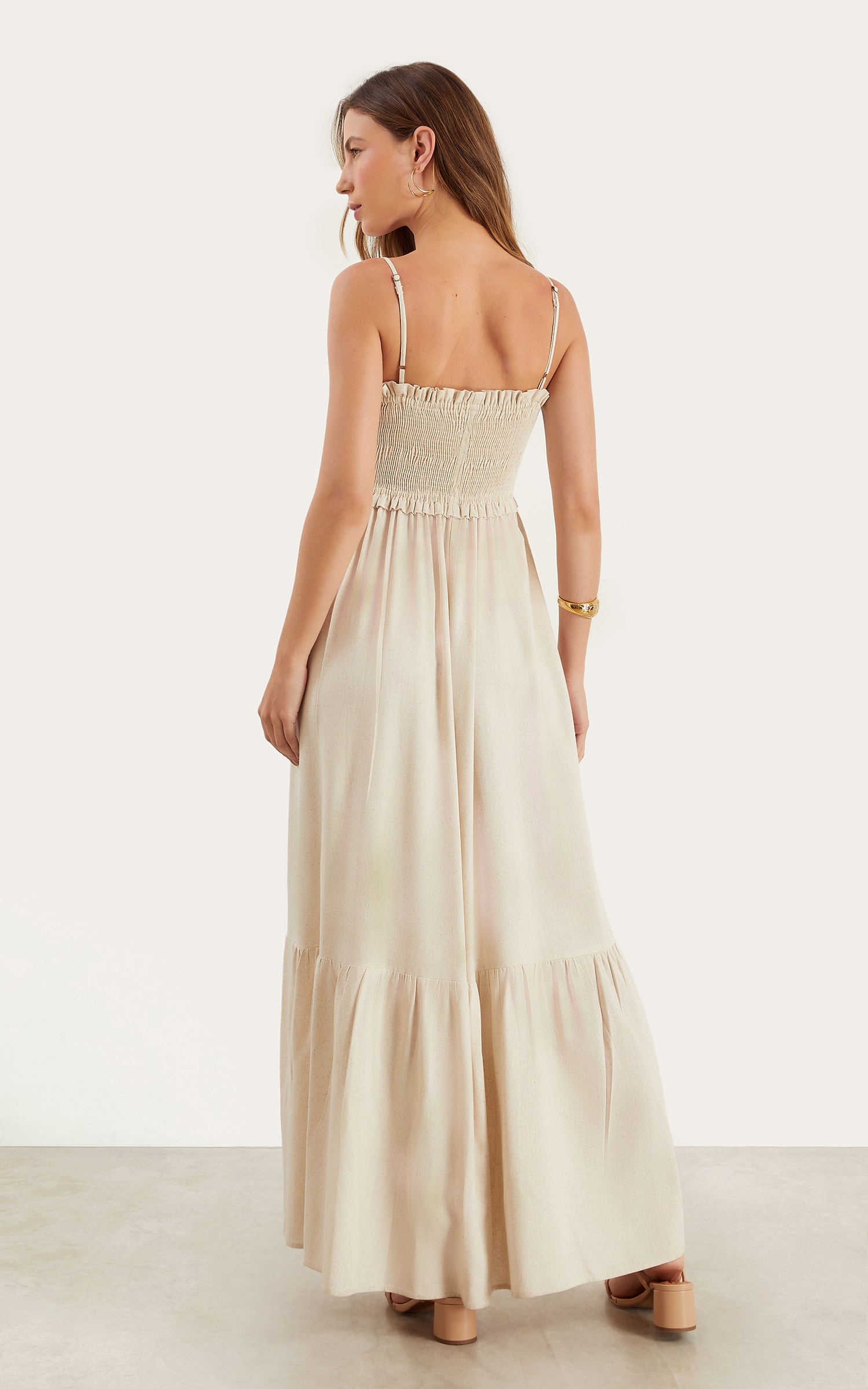 Vestido Cropped Linho Soul Natural