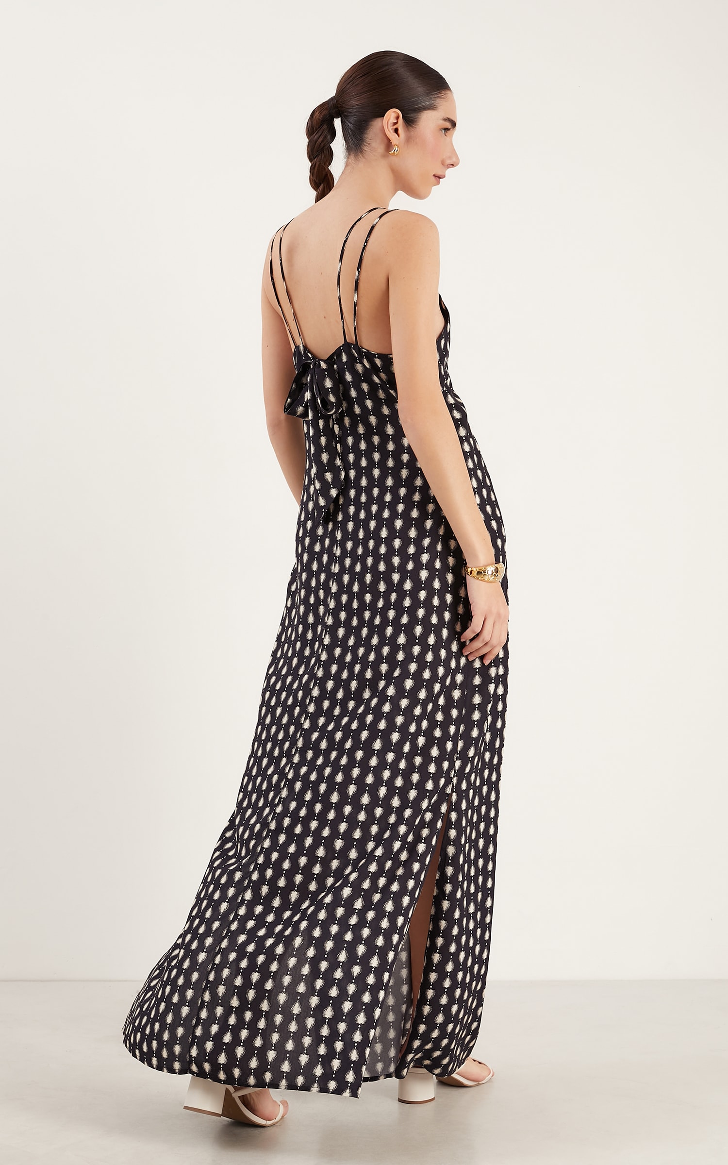 Vestido Cropped Luar Preto