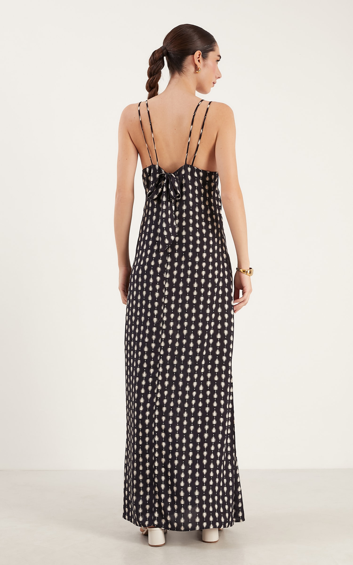Vestido Cropped Luar Preto