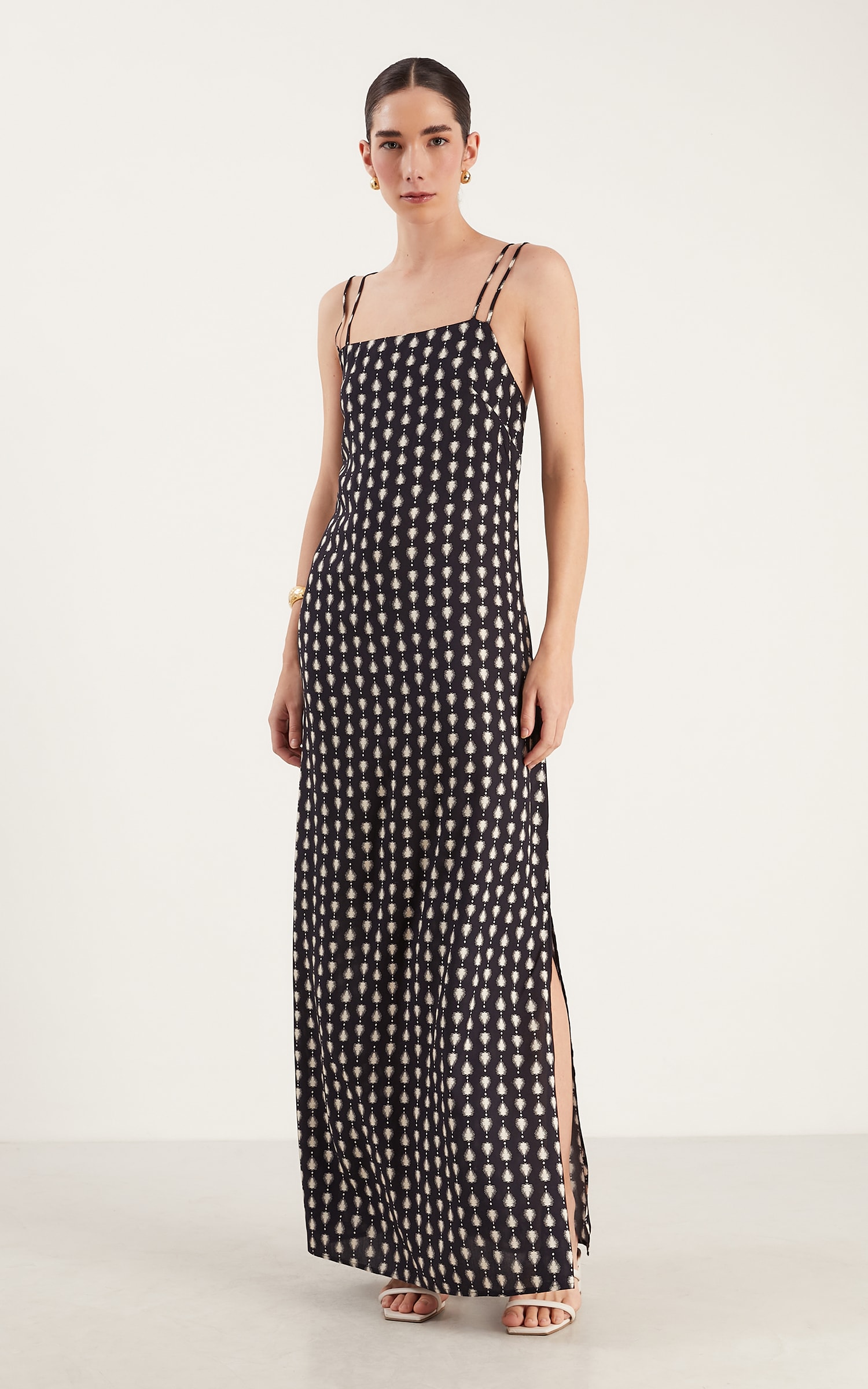 Vestido Cropped Luar Preto
